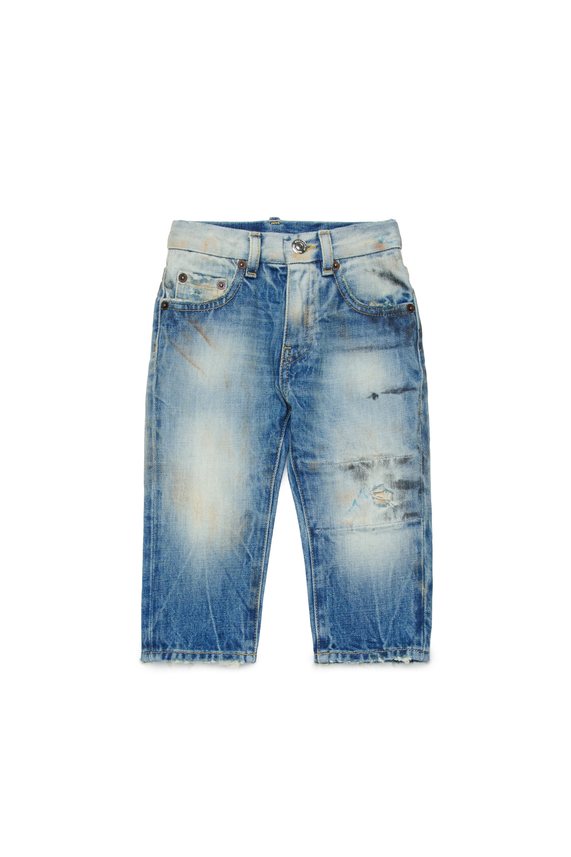 Regular jeans in light blue wash