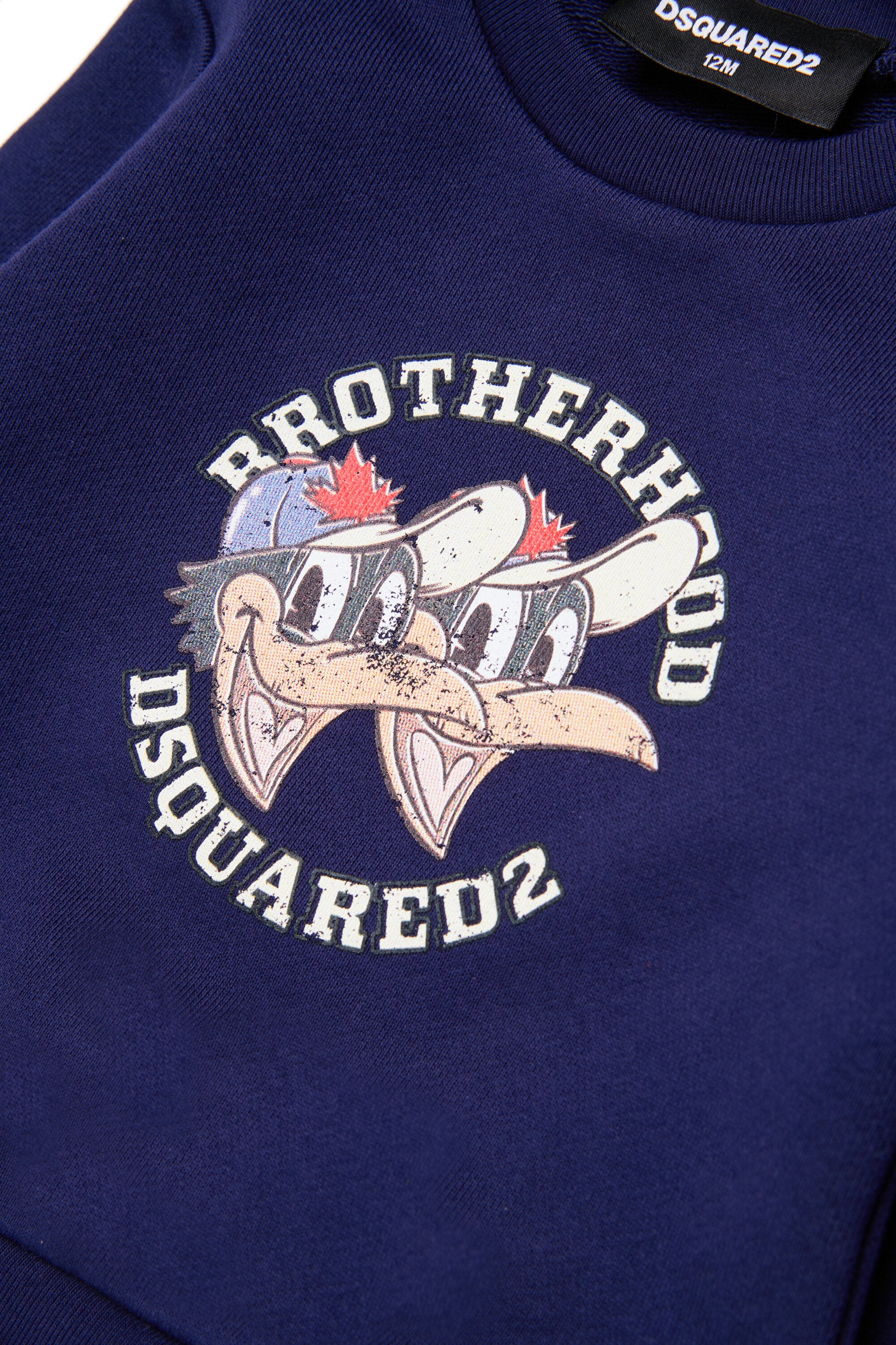 Brotherhood print crew-neck sweatshirt