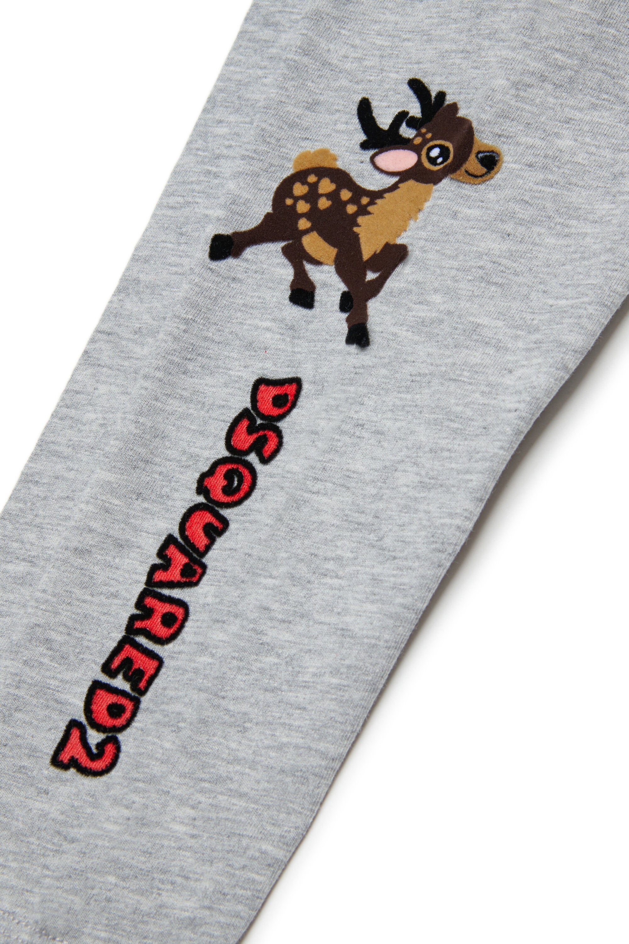 Fawn print mélange jersey leggings