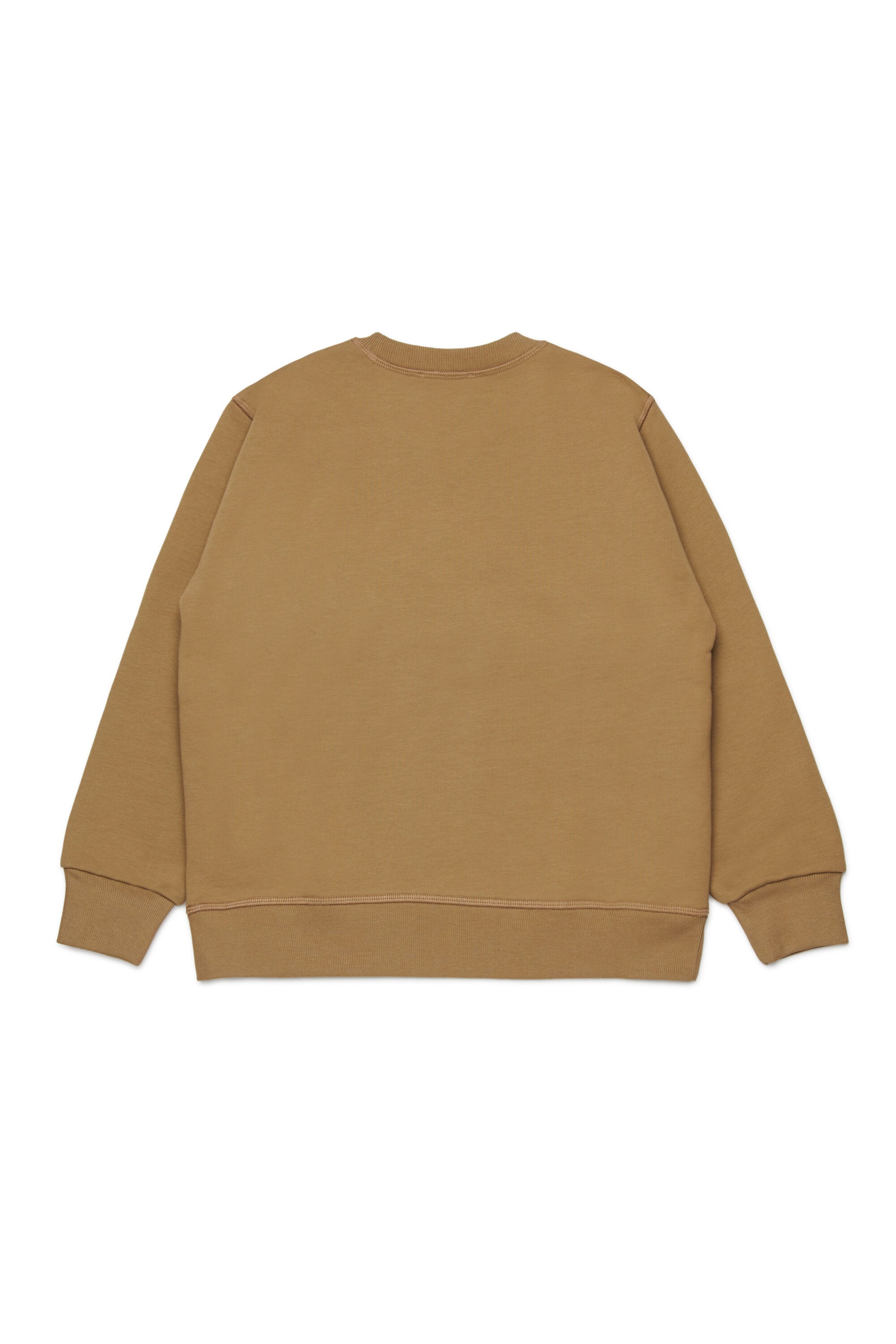 Crew-neck sweatshirt with embossed ICON logo