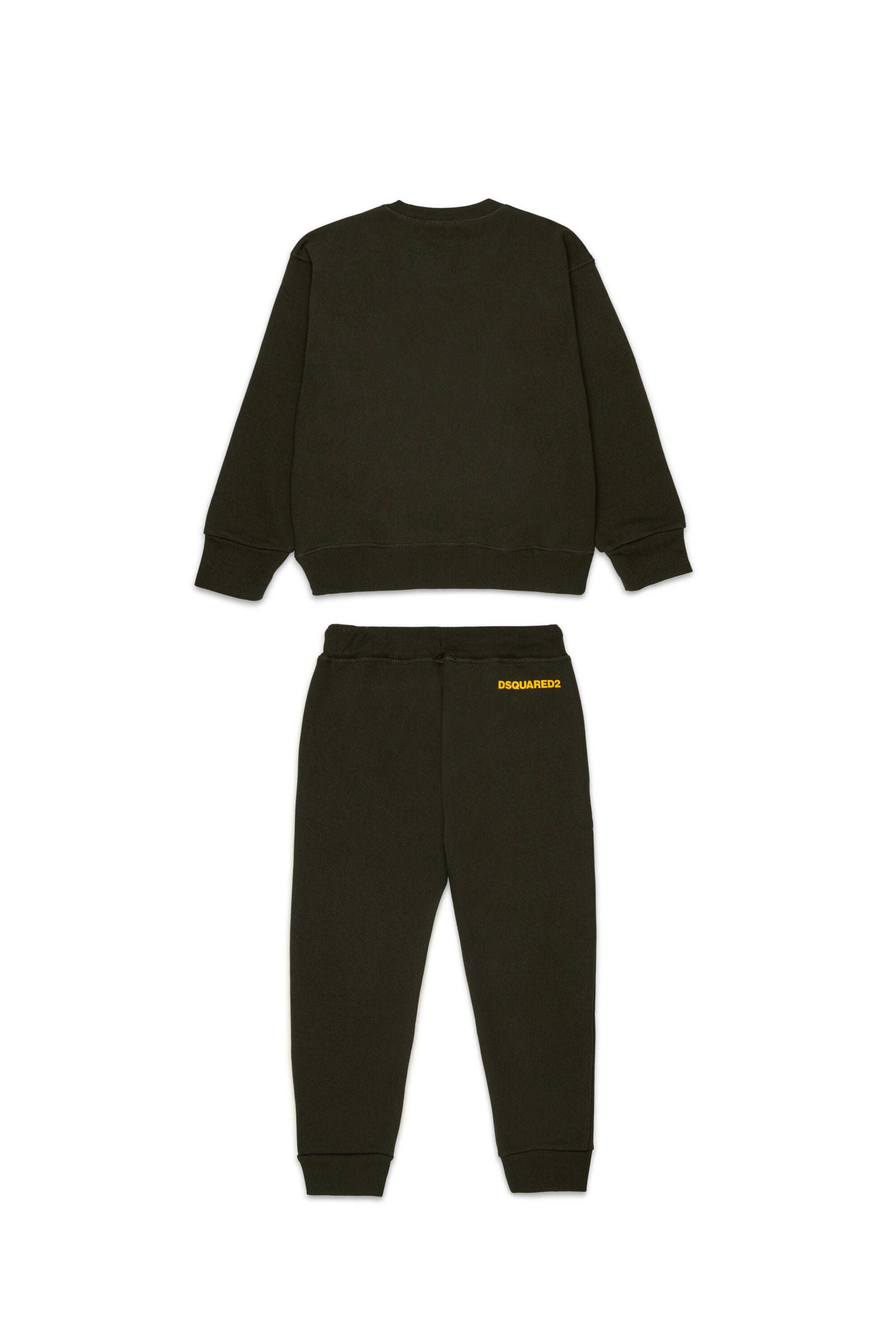 Long fleece jumpsuit with logo