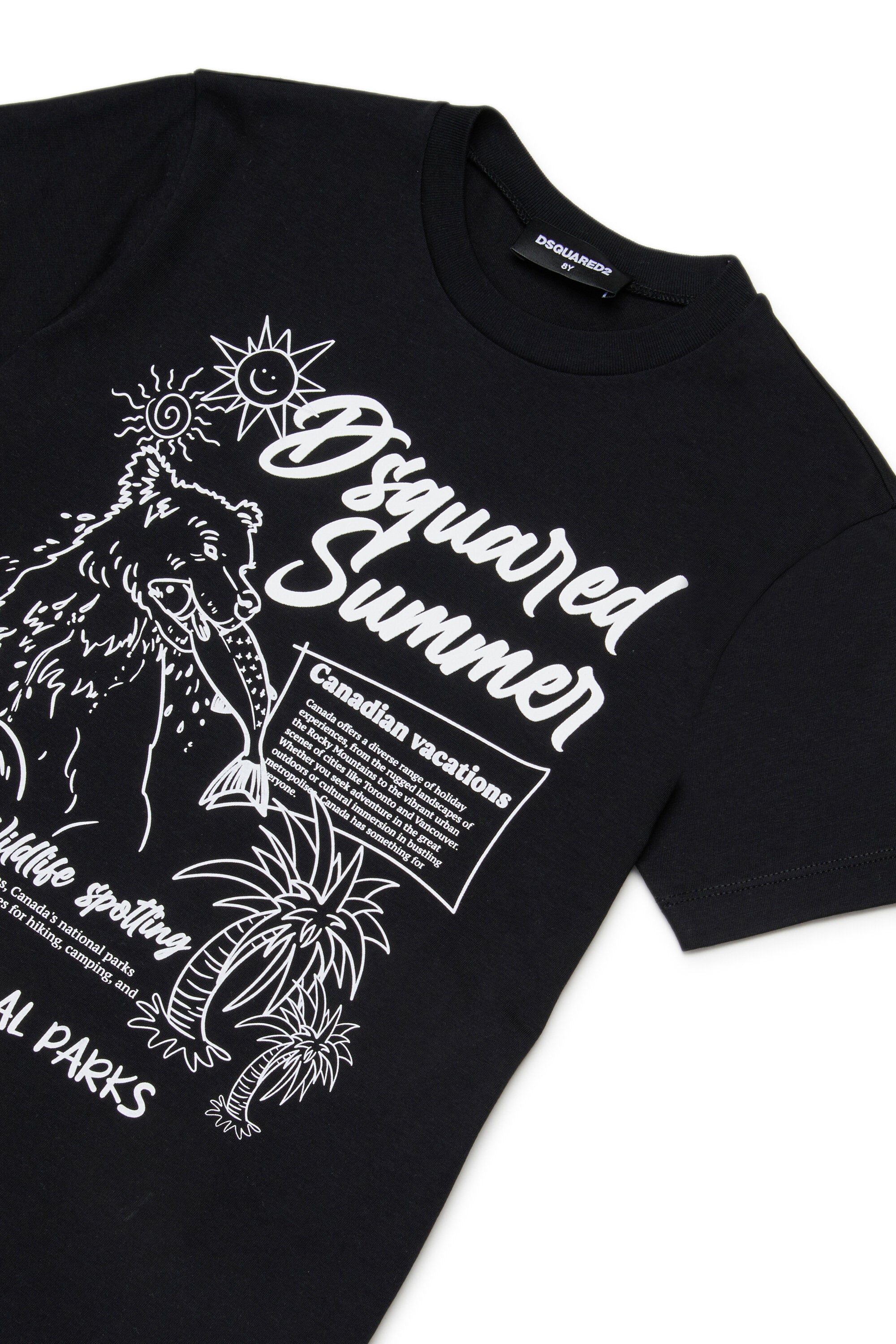 T-shirt with logo and frontal print