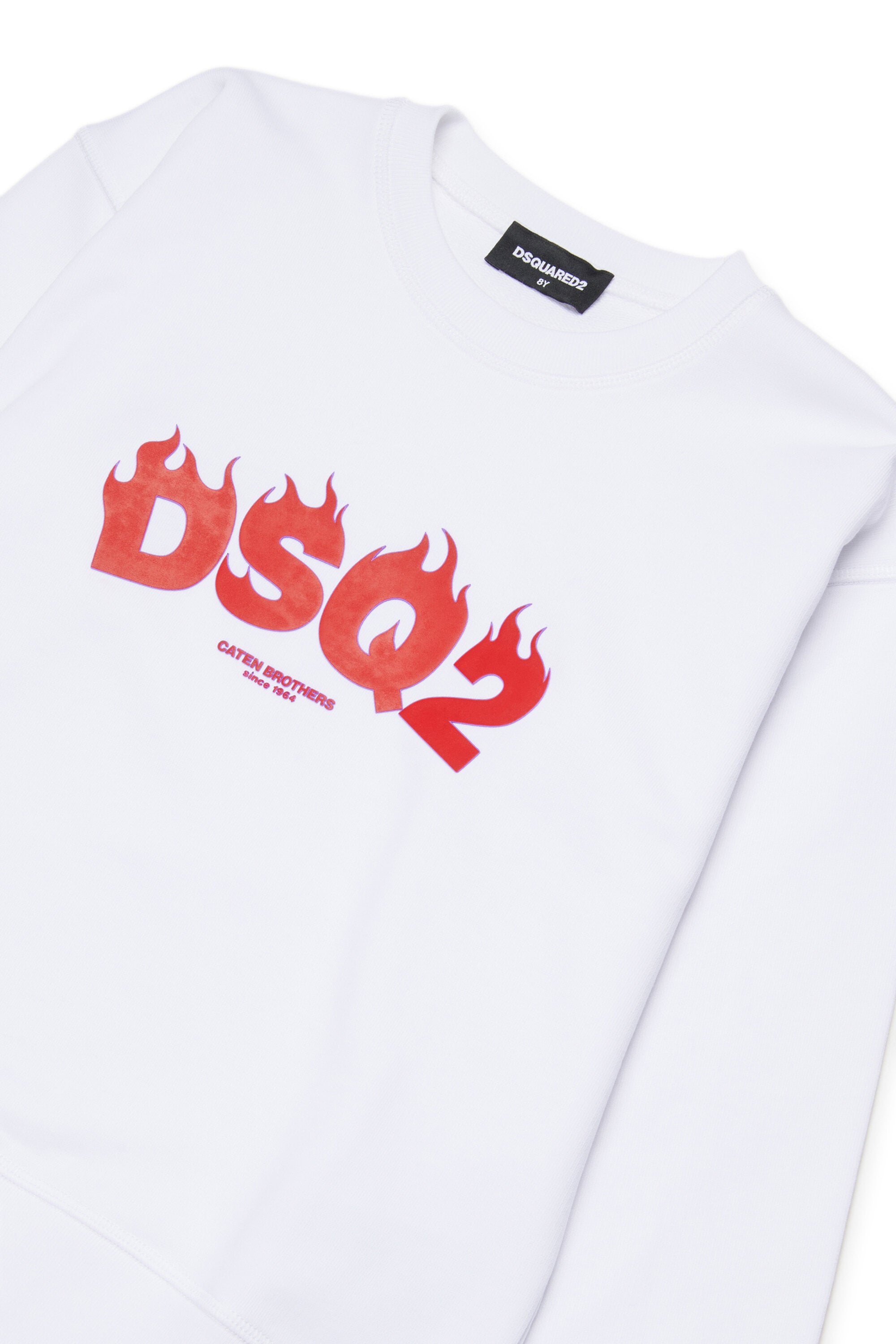 Crewneck sweatshirt with DSQ2 logo