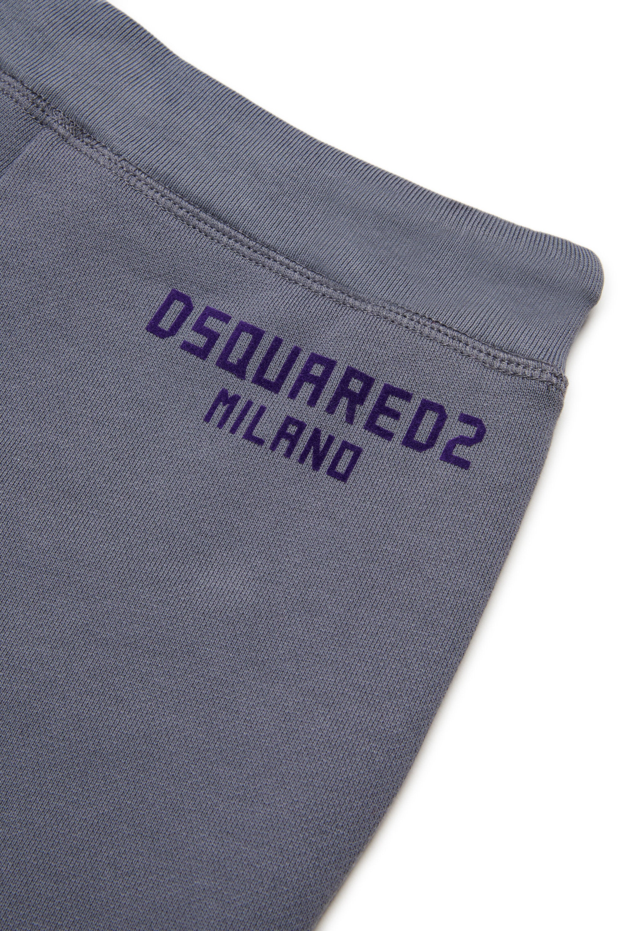 Fleece shorts with logo