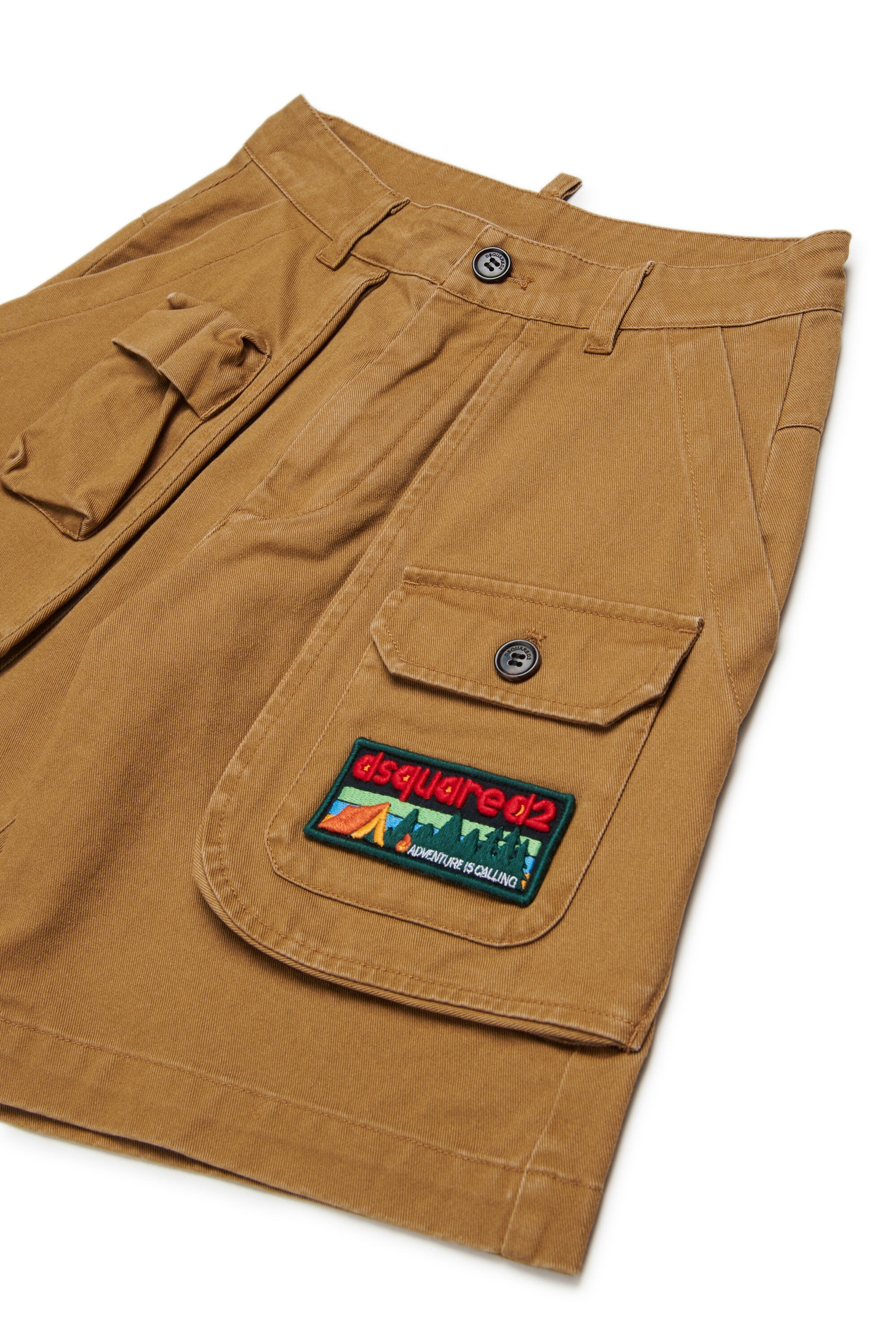 Cargo shorts with logo