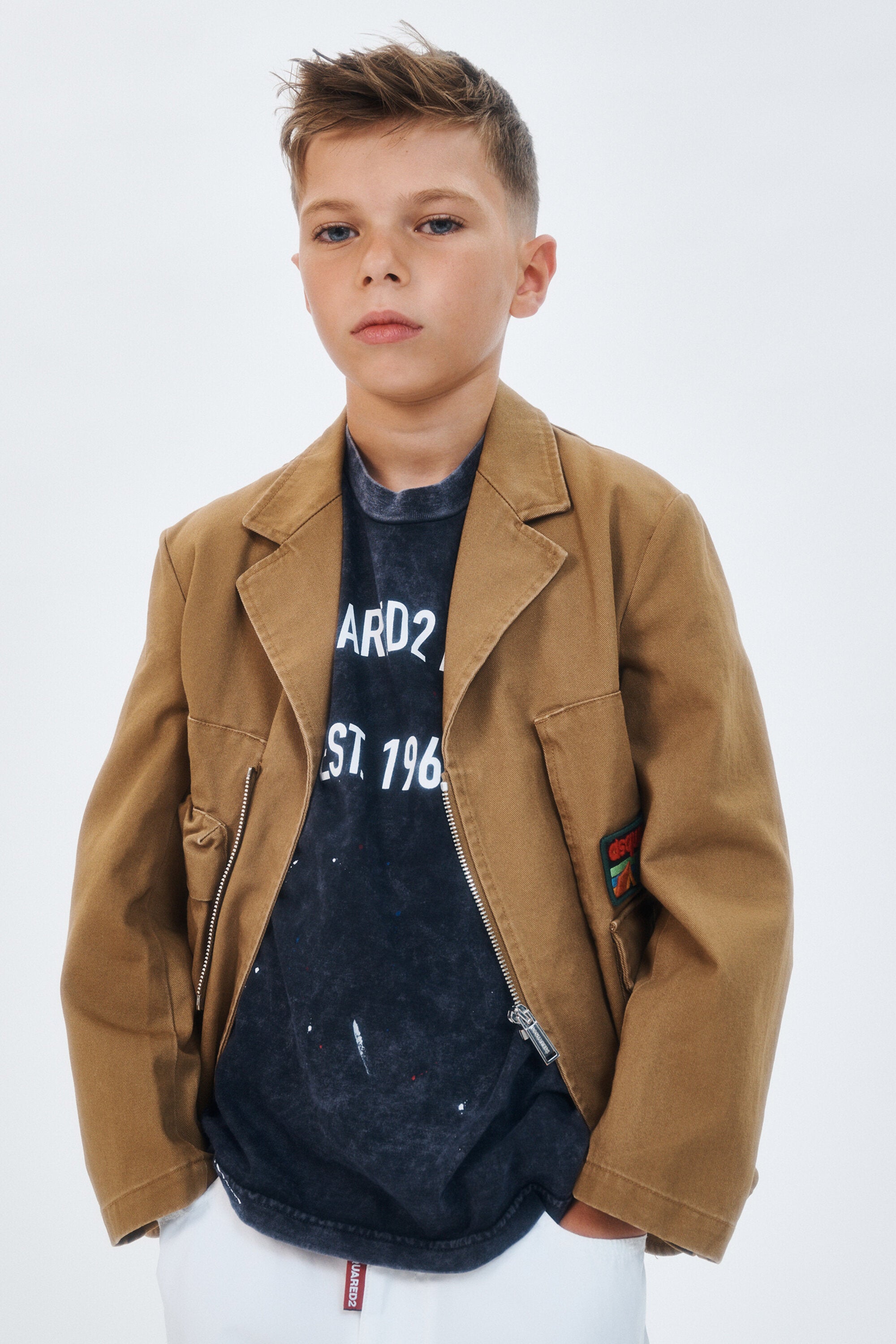 Blazer with logo