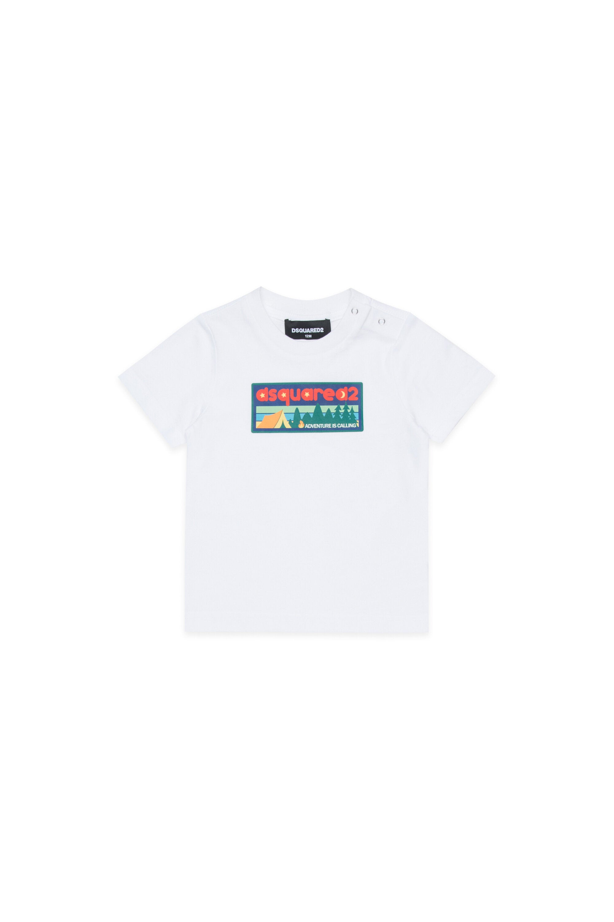 T-shirt with printed logo