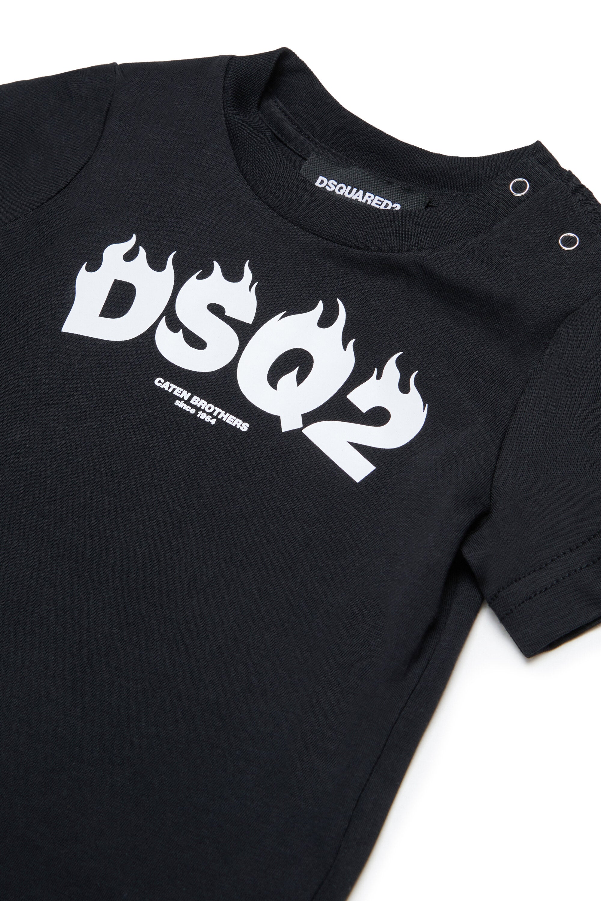 Crew-neck T-shirt with DSQ2 logo