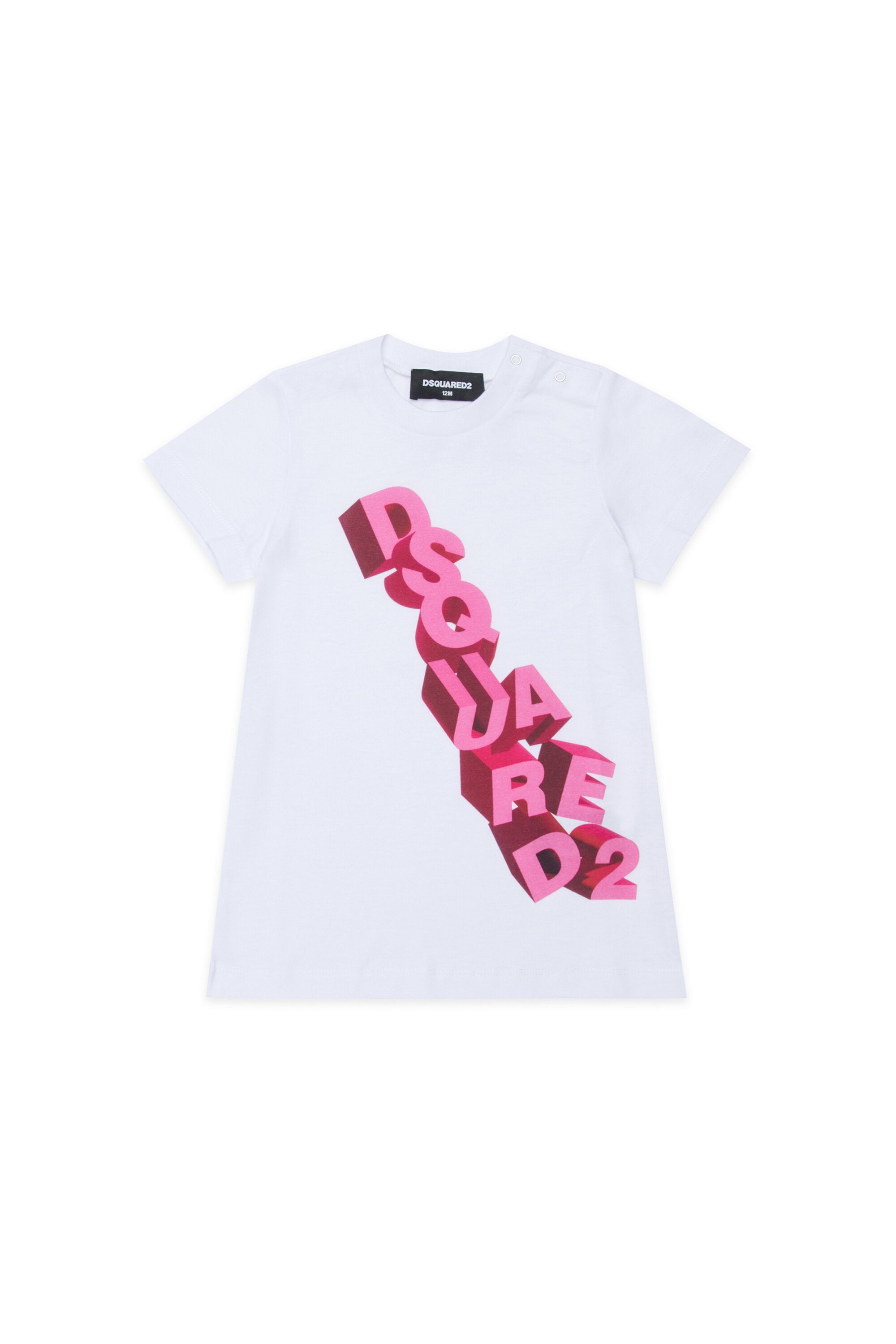 T-shirt oversize with three-dimensional logo