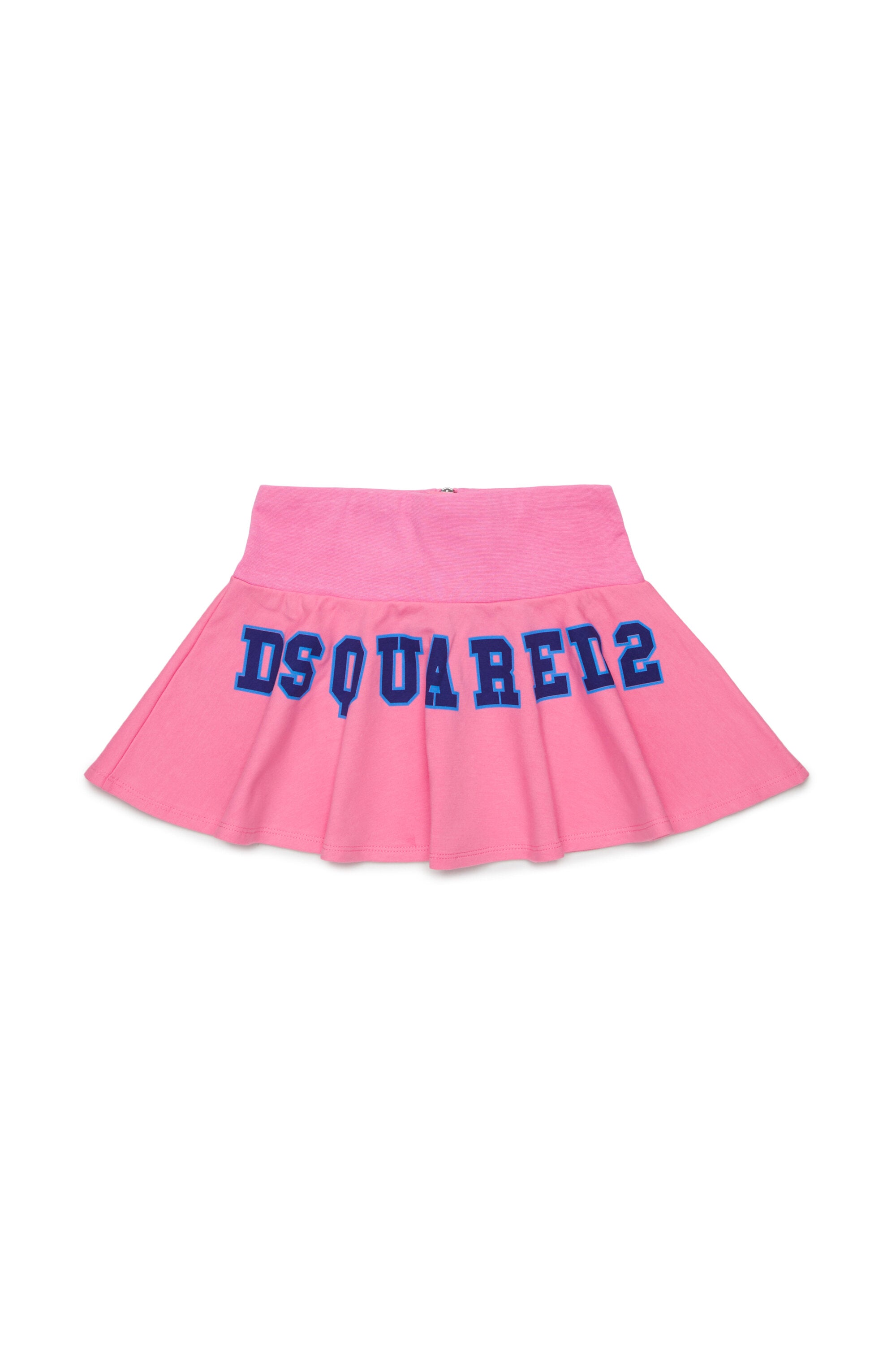 Mini skirt with printed logo