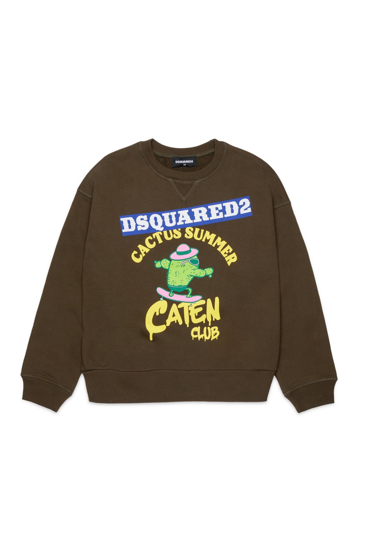 Crewneck sweatshirt with printed logo