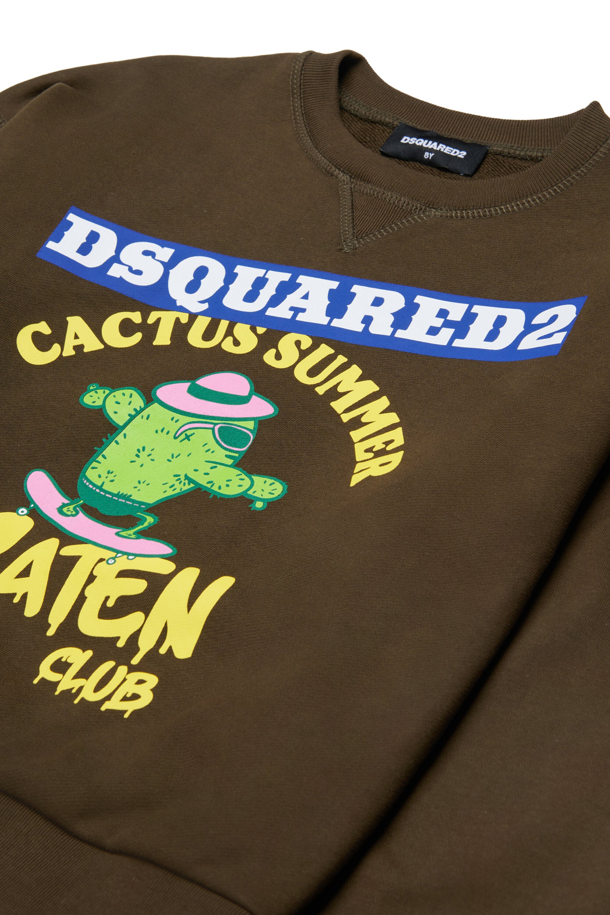 Crewneck sweatshirt with printed logo