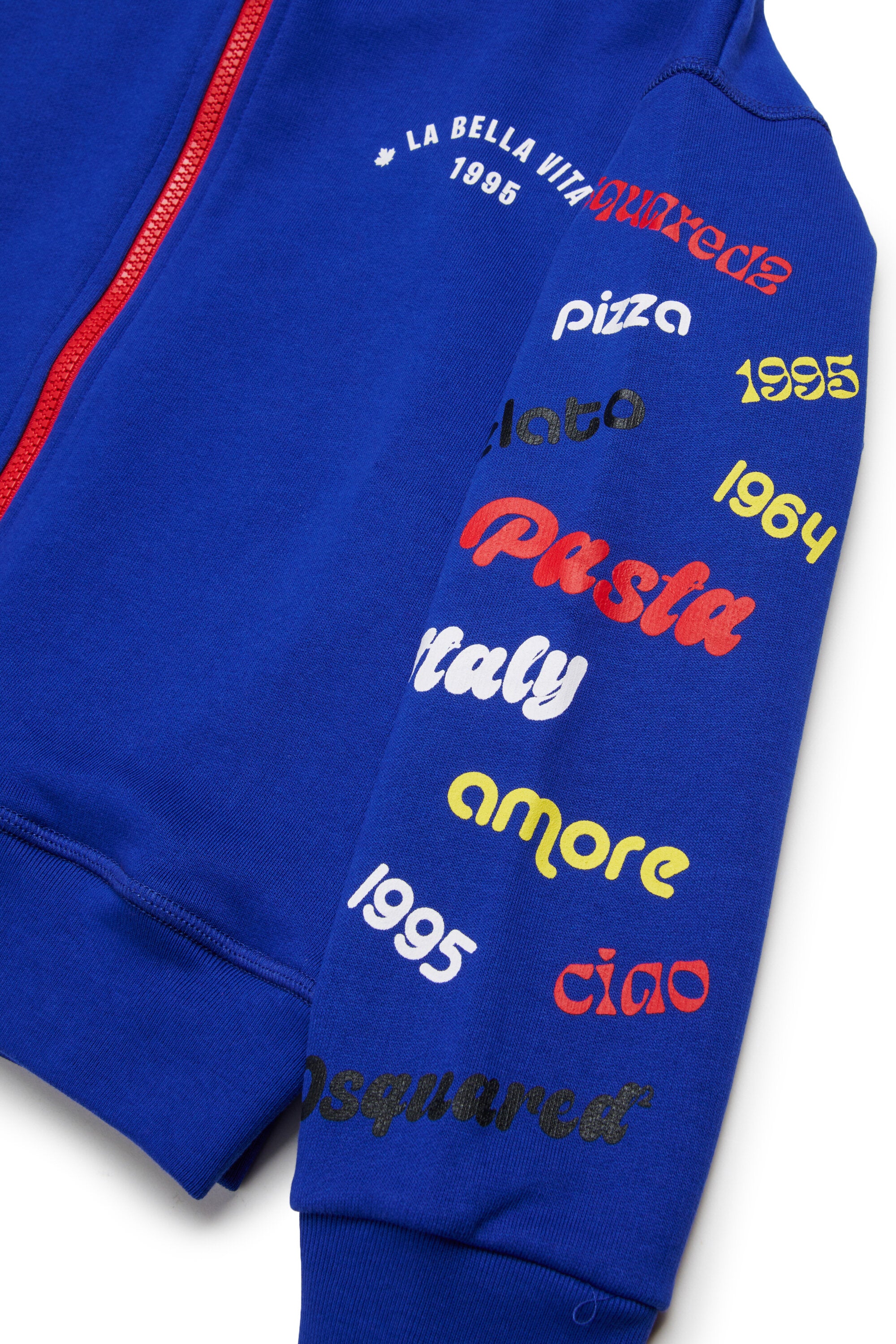 Full-zip sweatshirt with logo