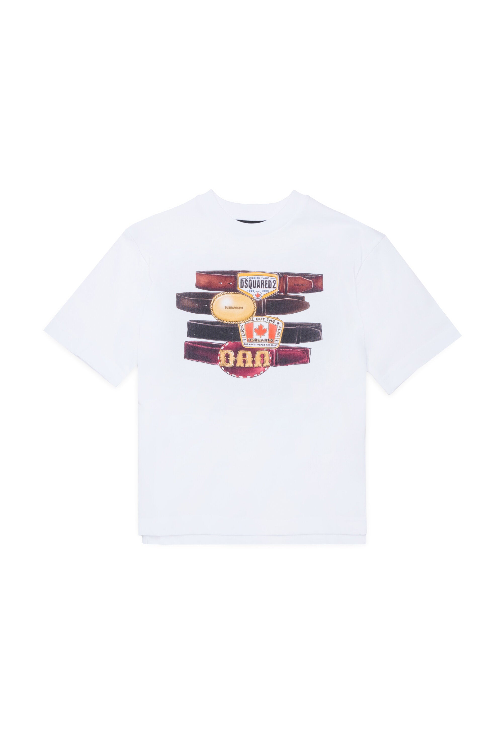 T-shirt with print and logo