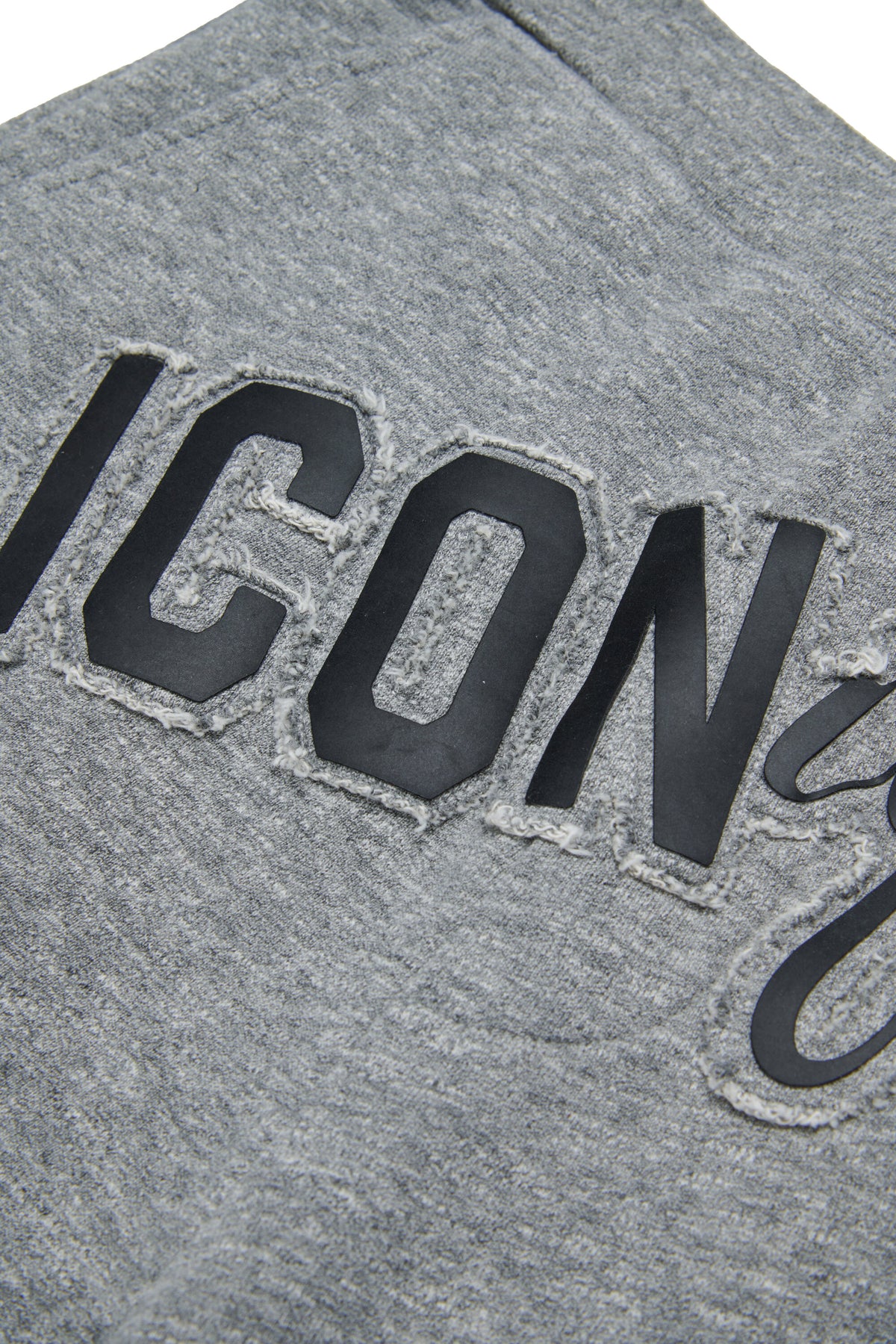 Fleece shorts with logo