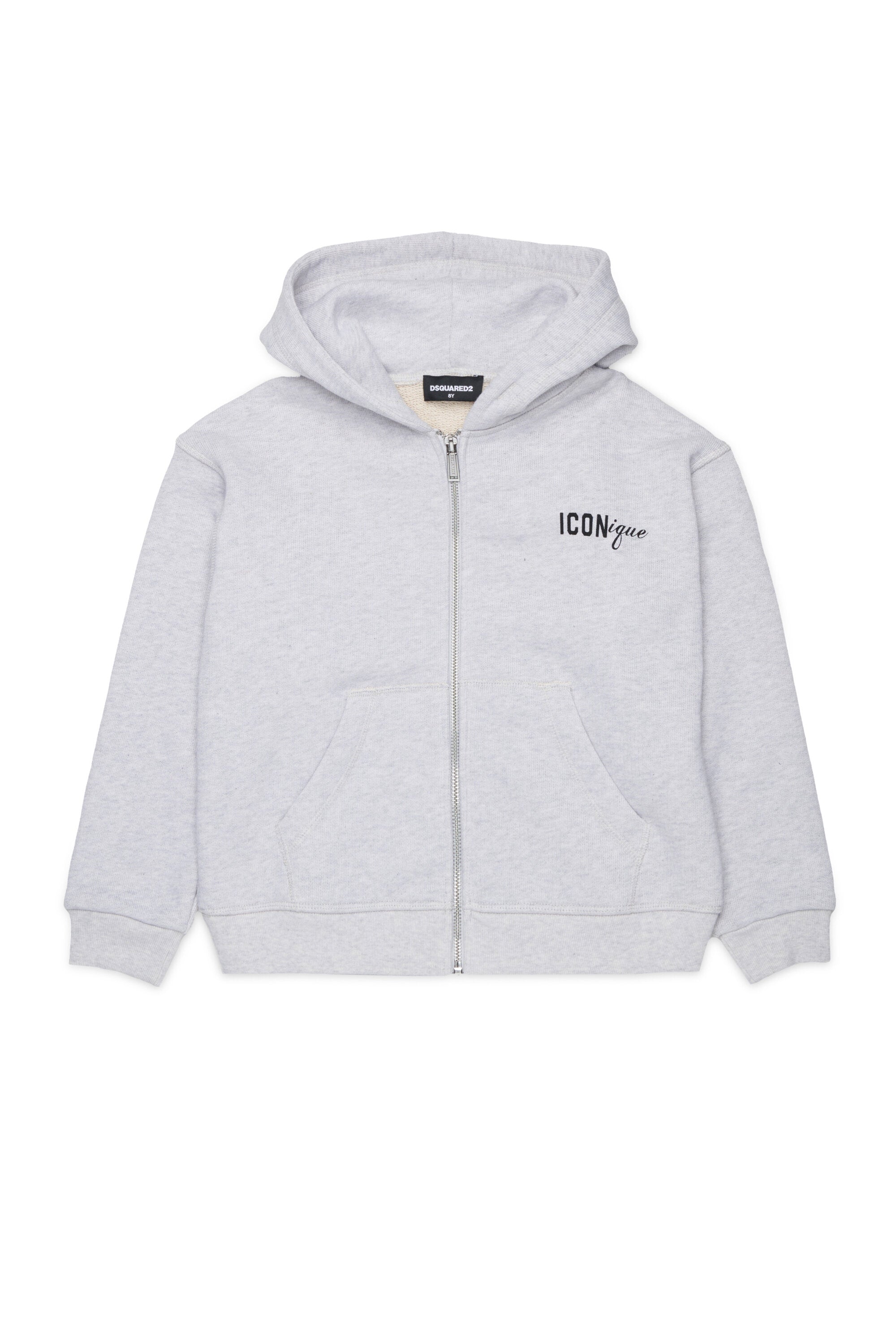 Sweatshirt with zipper and logo