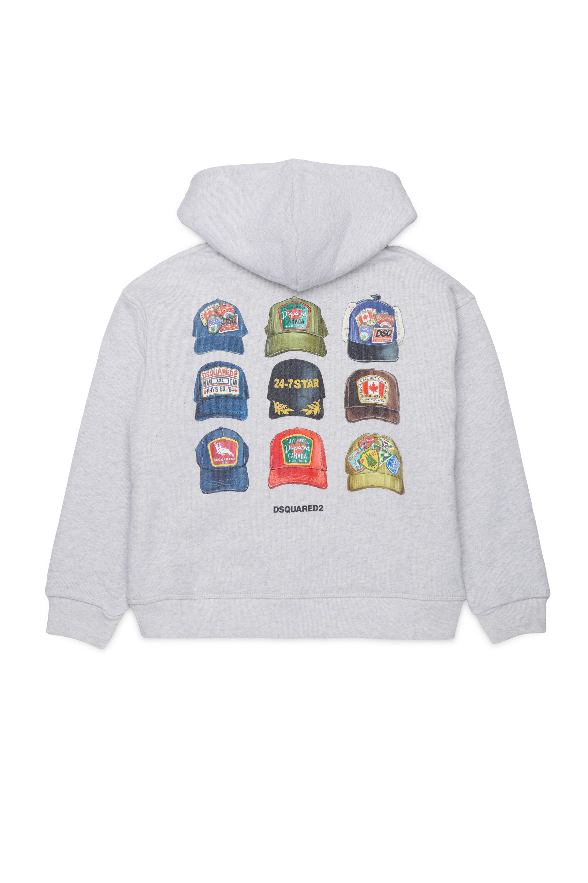 Sweatshirt with zipper and logo