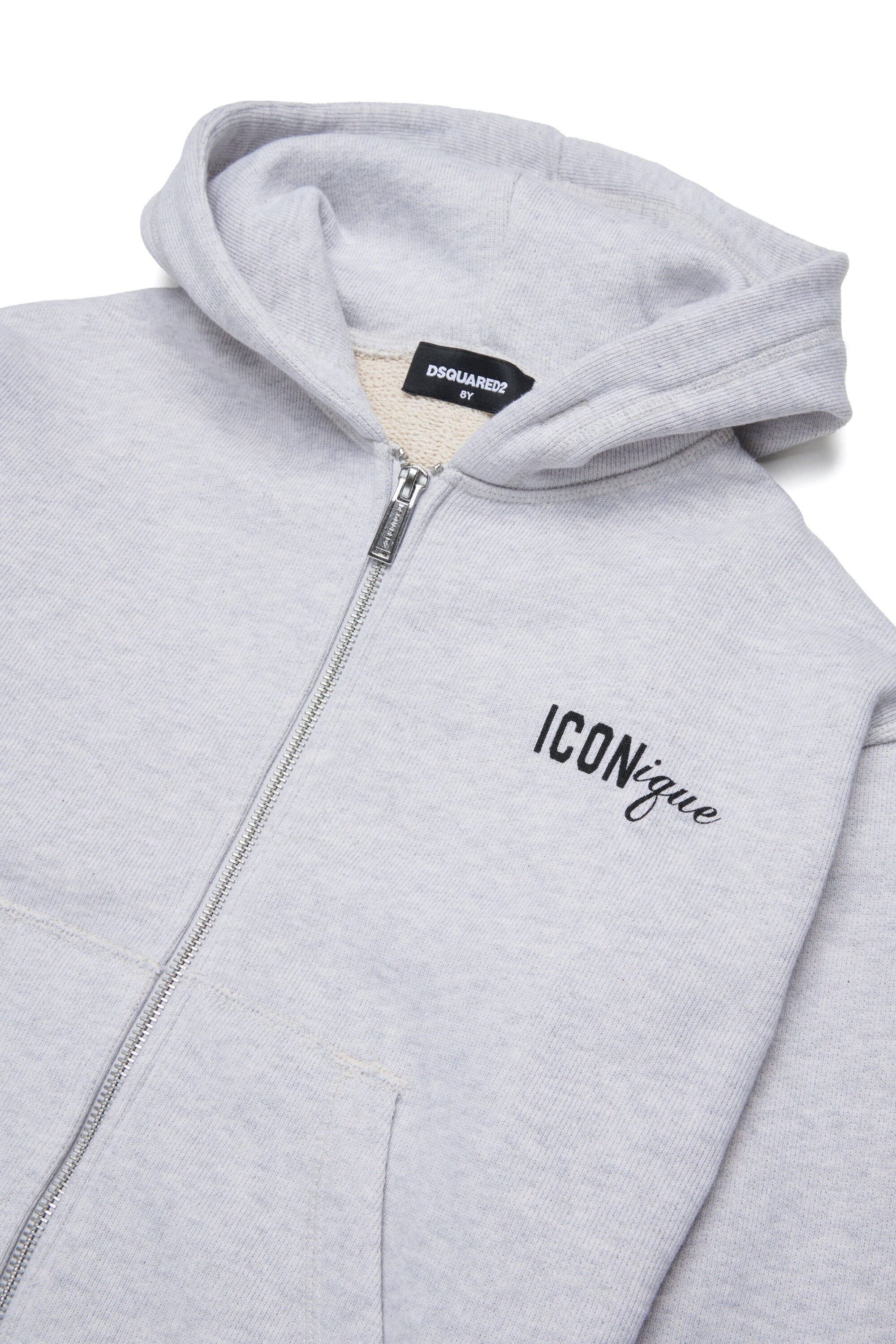 Sweatshirt with zipper and logo