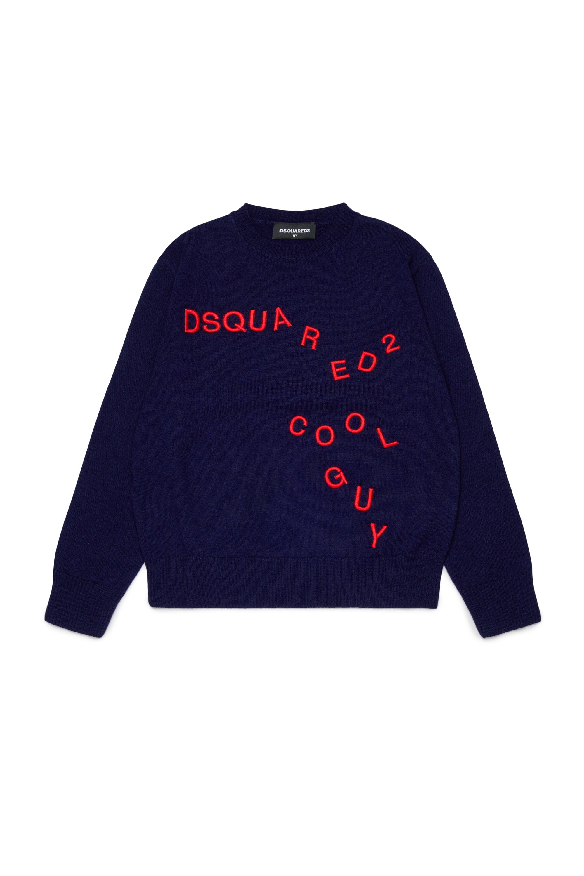 Crew-neck pullover with logo