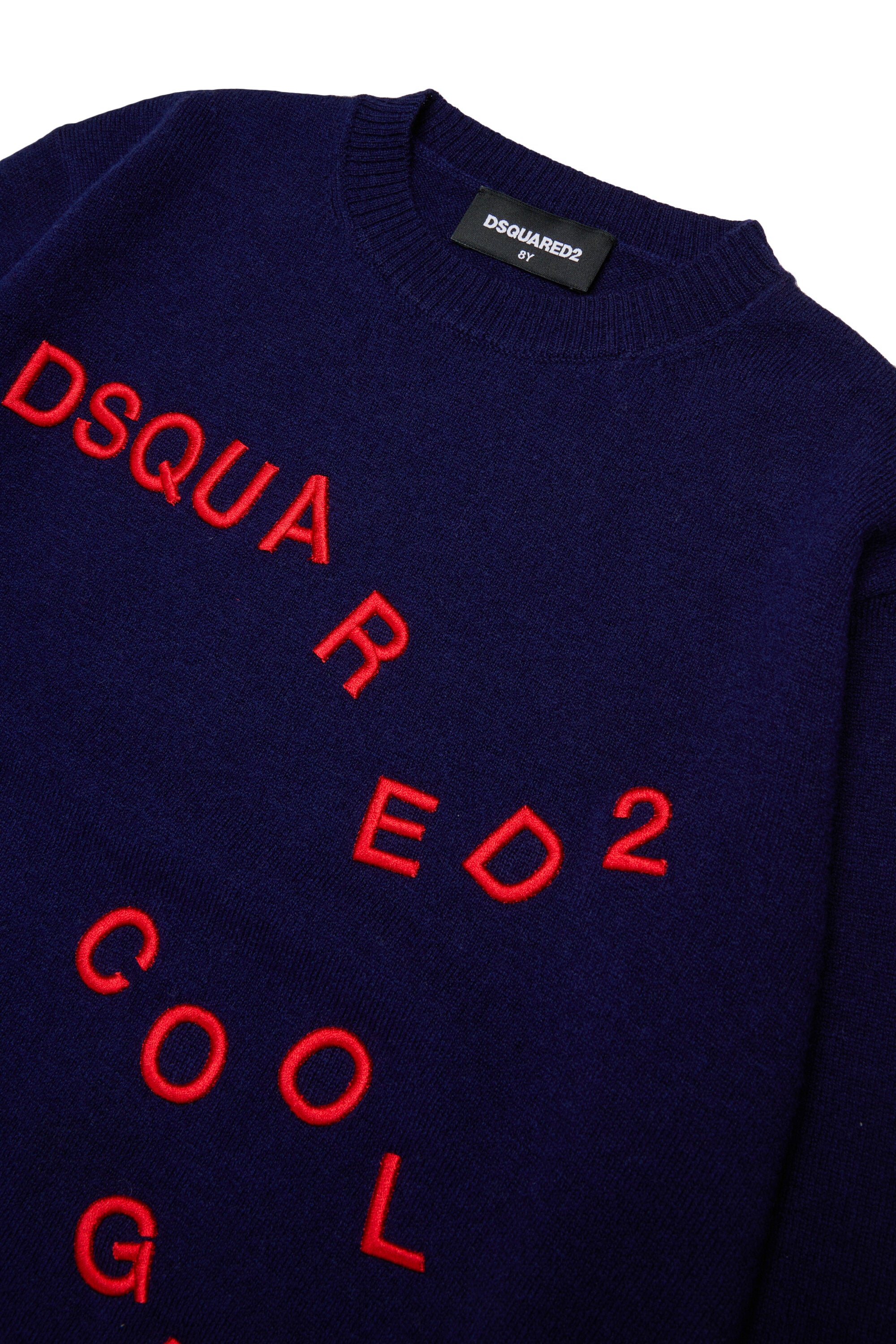 Crew-neck pullover with logo
