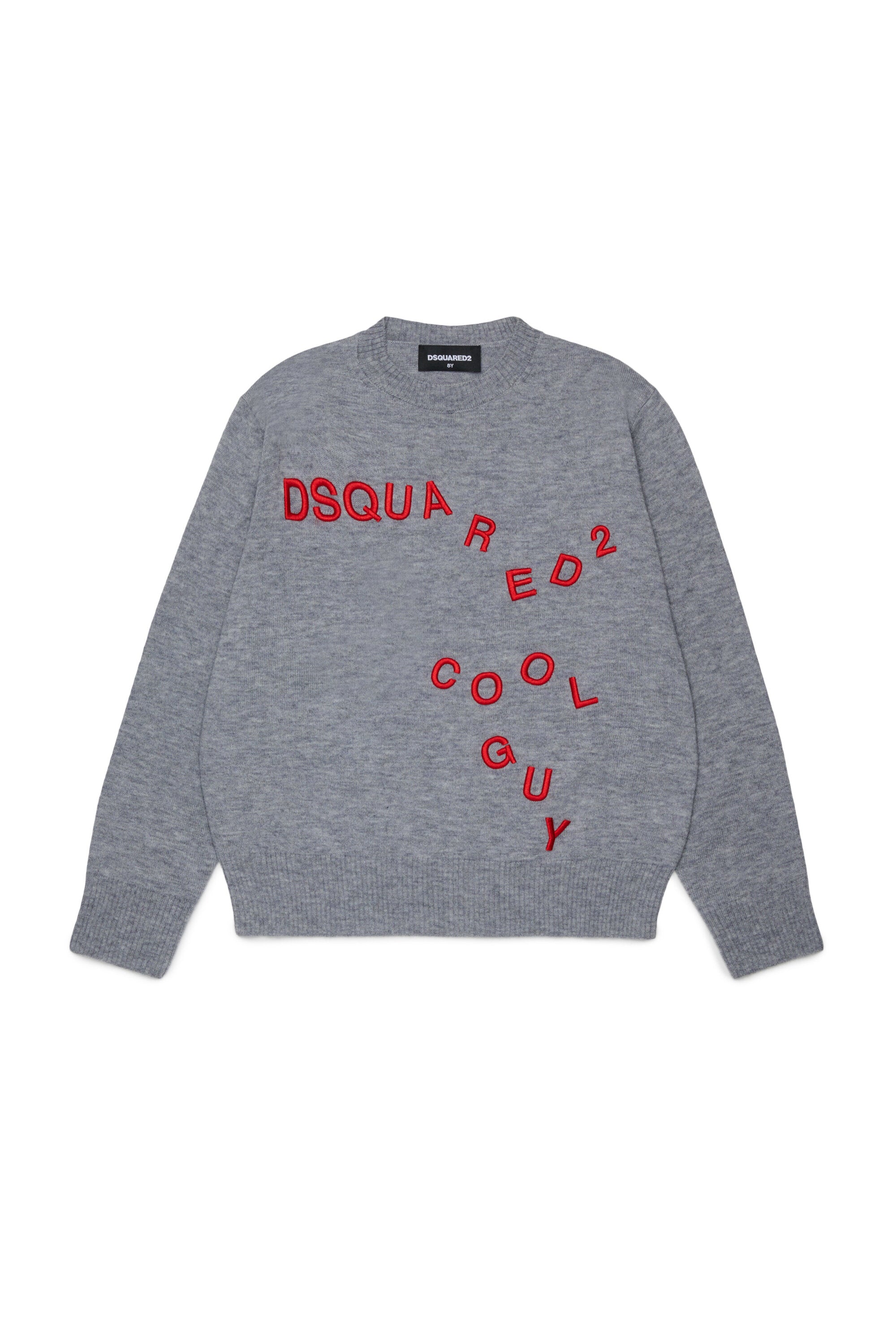 Crew-neck pullover with logo