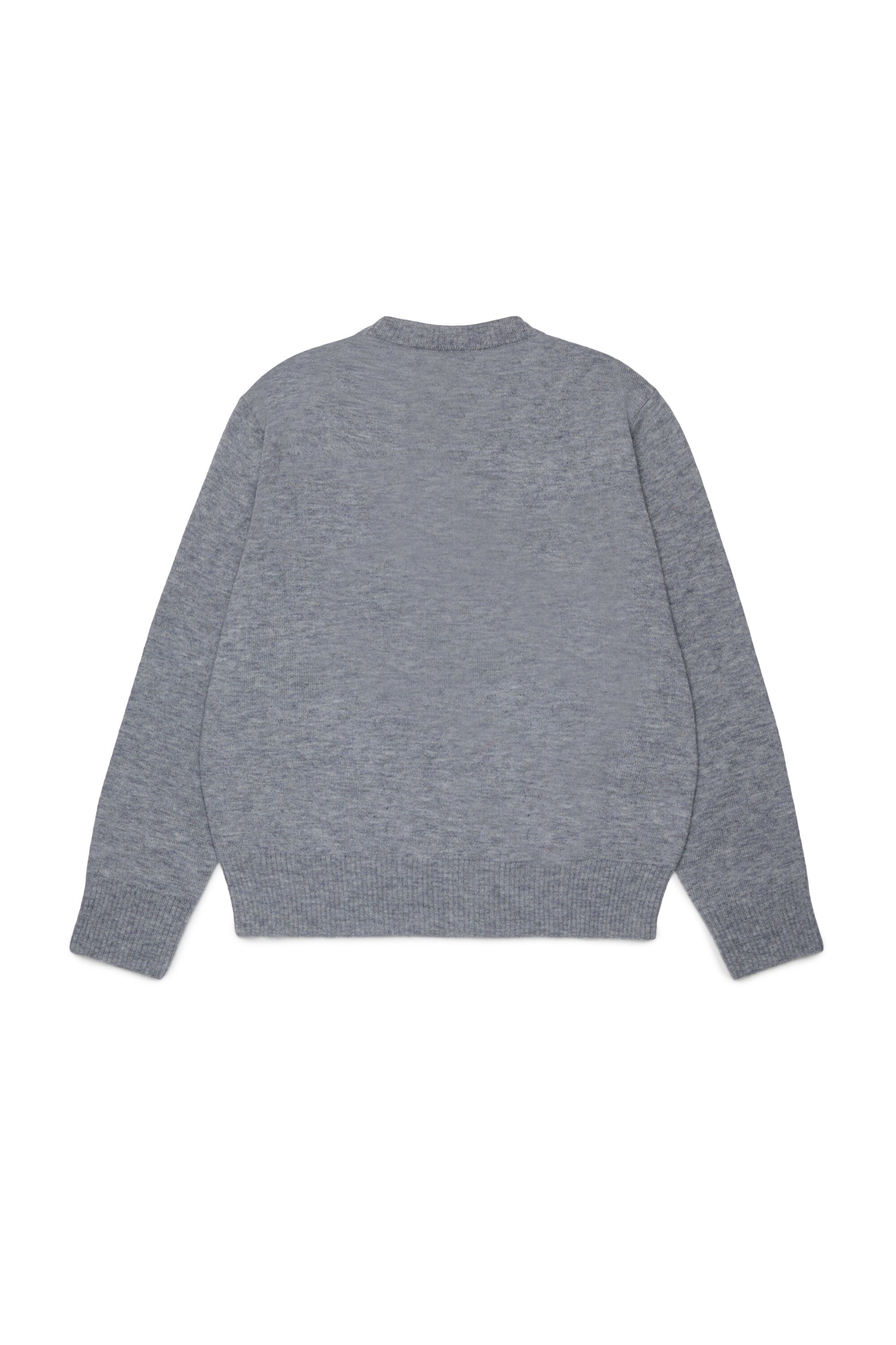 Crew-neck pullover with logo