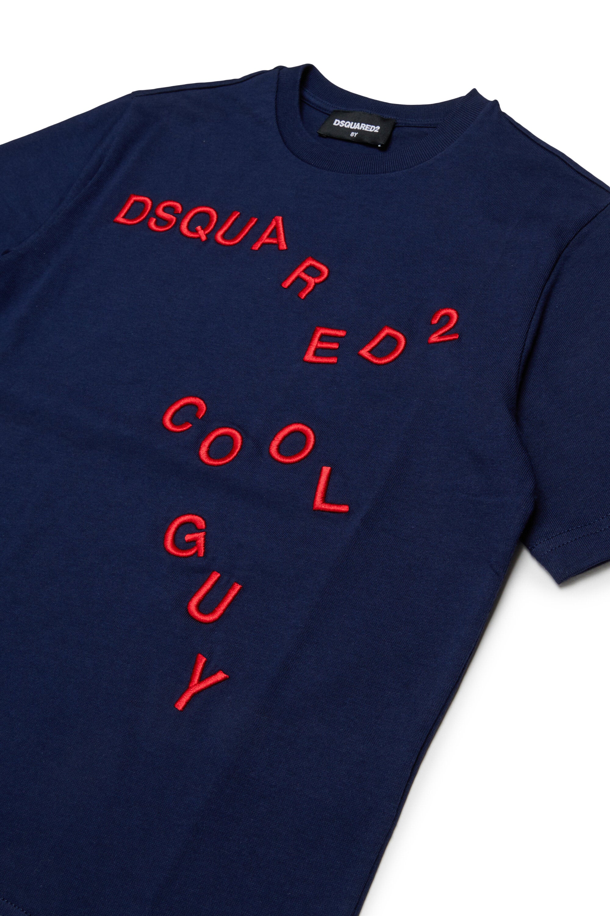 T-shirt with embroidered front logo