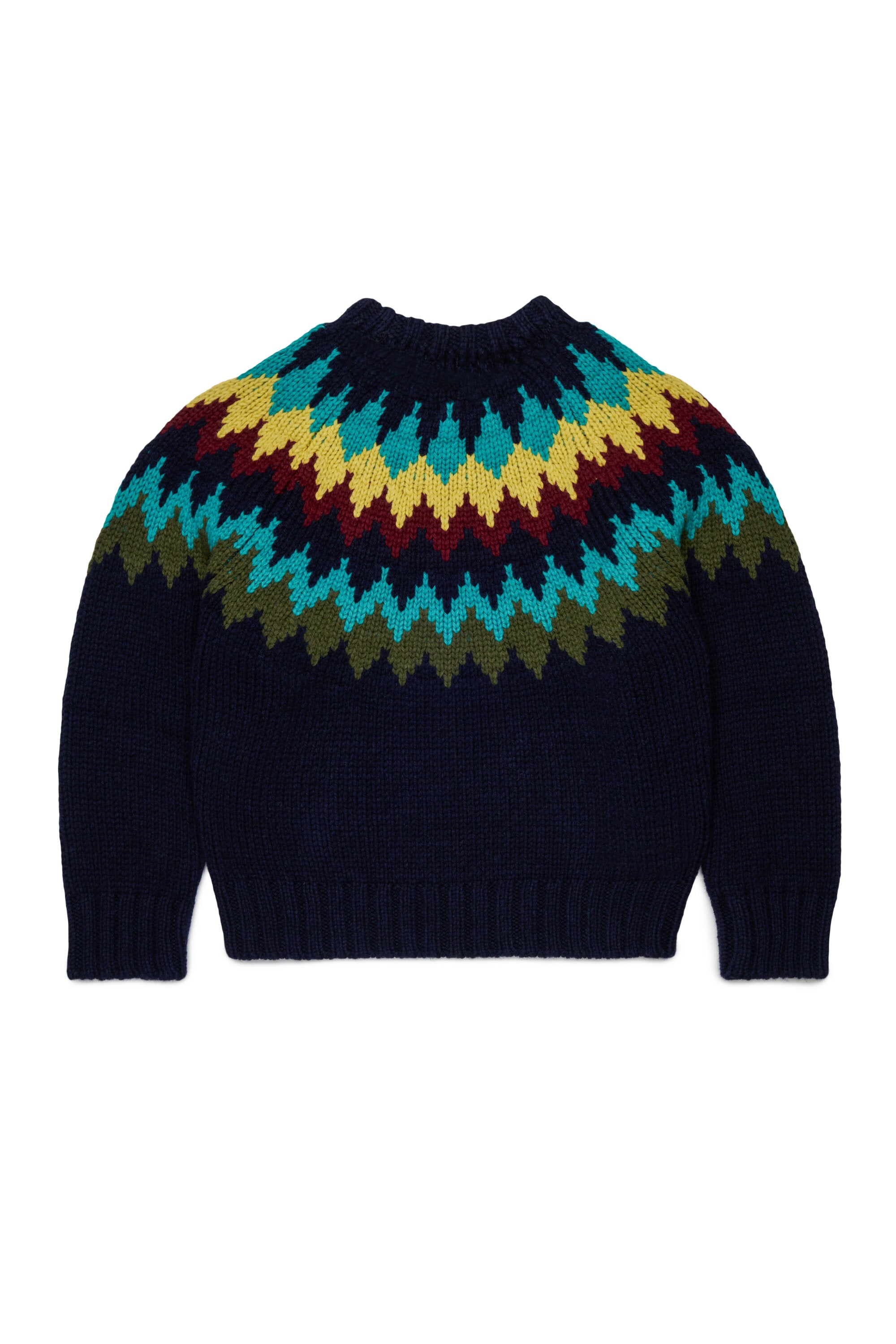 Crew-neck pullover with logo