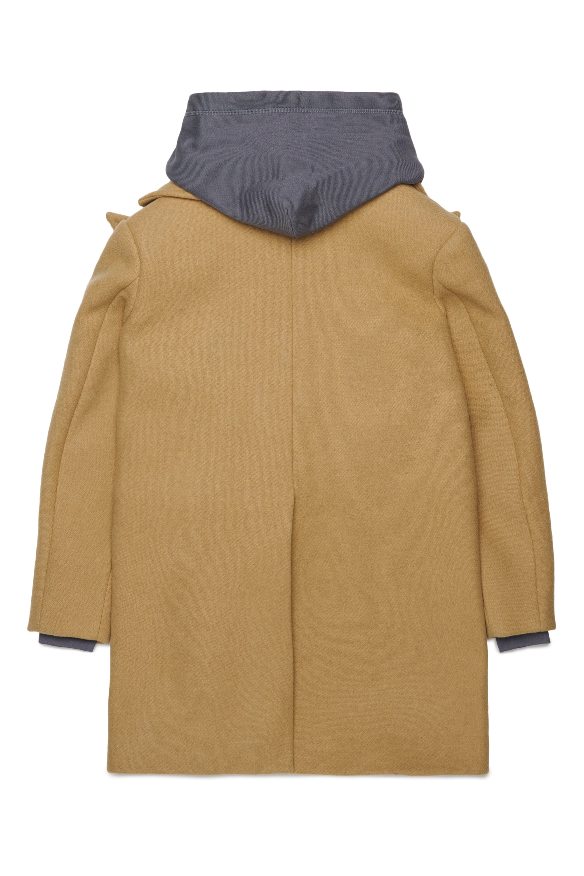 Coat with printed logo
