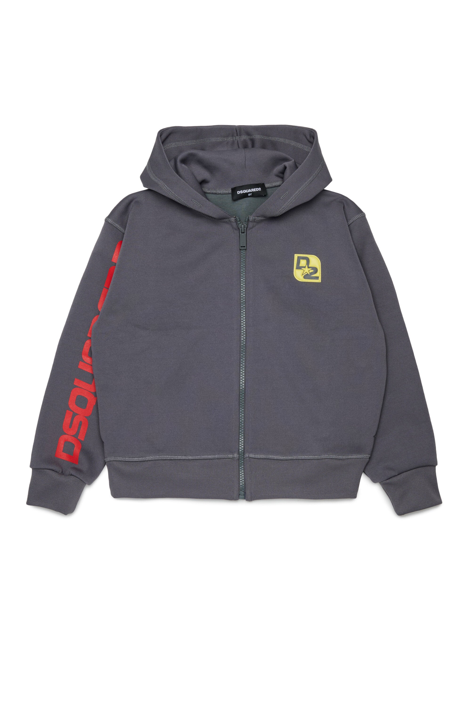 Zip-up sweatshirt with logo