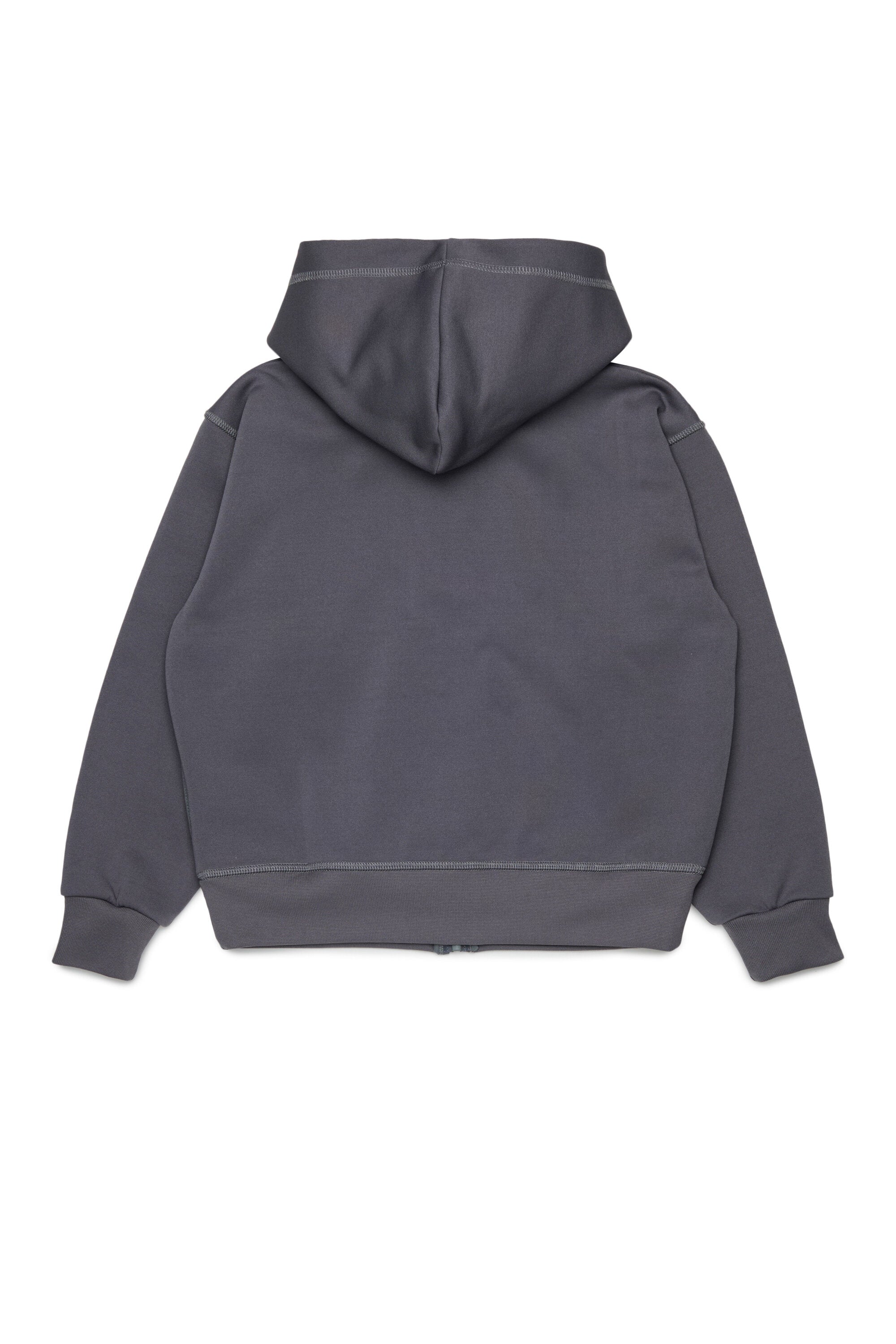Zip-up sweatshirt with logo