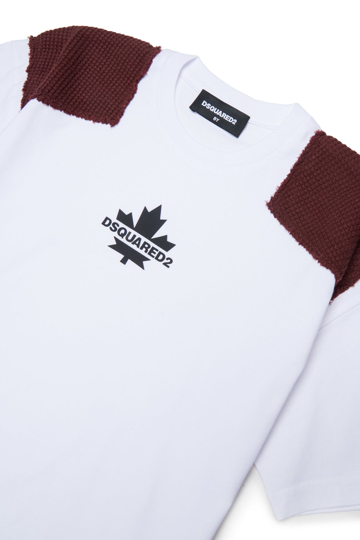 T-shirt with logo and contrast shoulders
