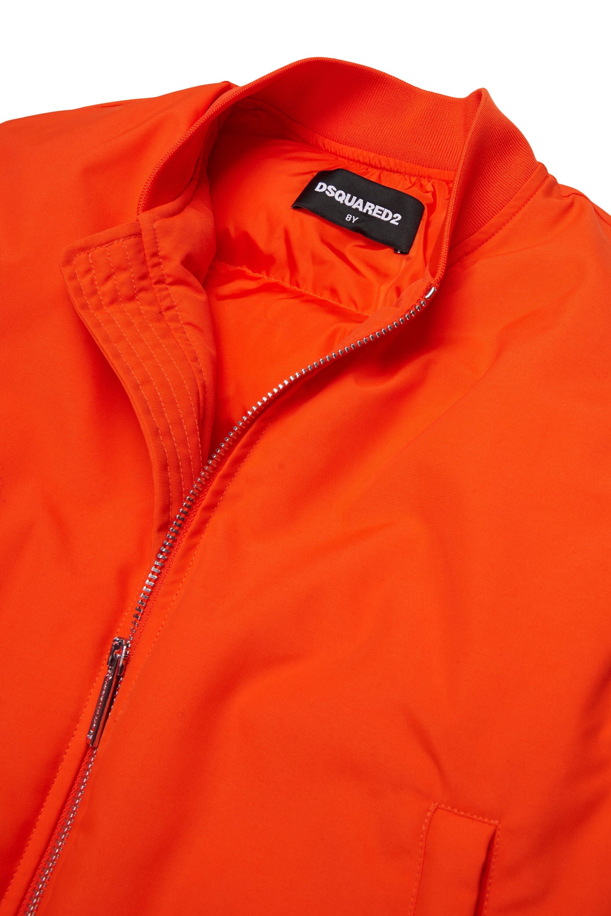 Padded jacket with printed logo