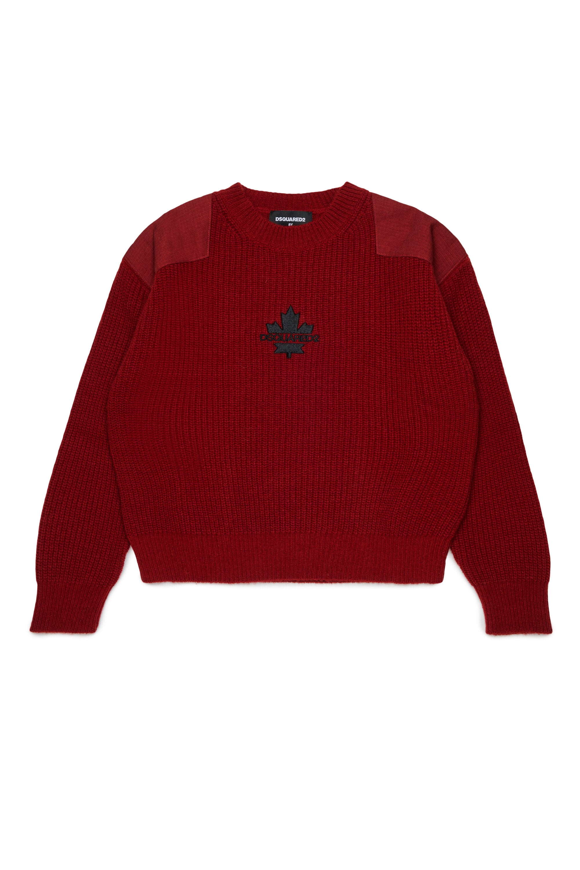 Crew-neck pullover with logo