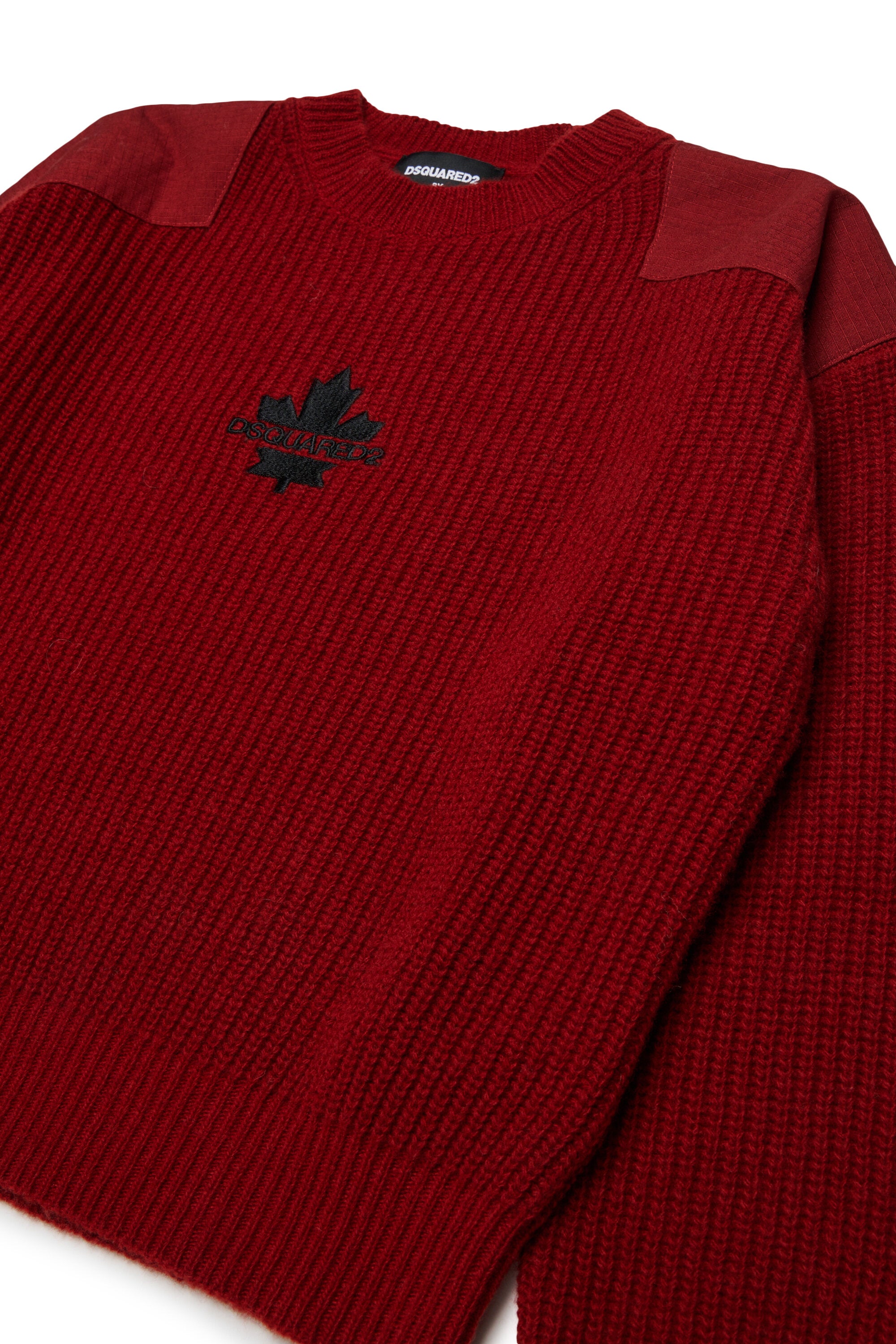 Crew-neck pullover with logo