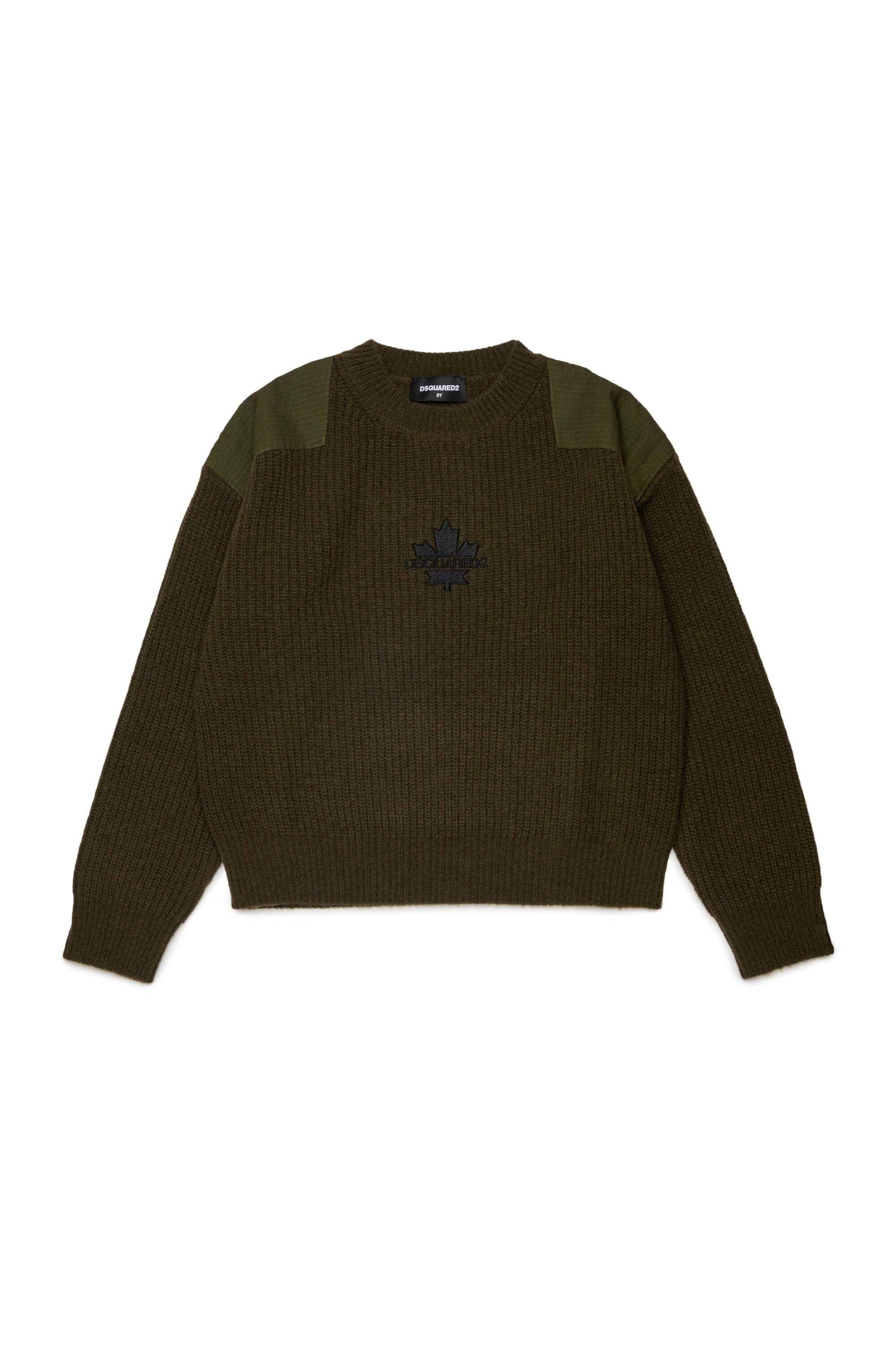 Crew-neck pullover with logo