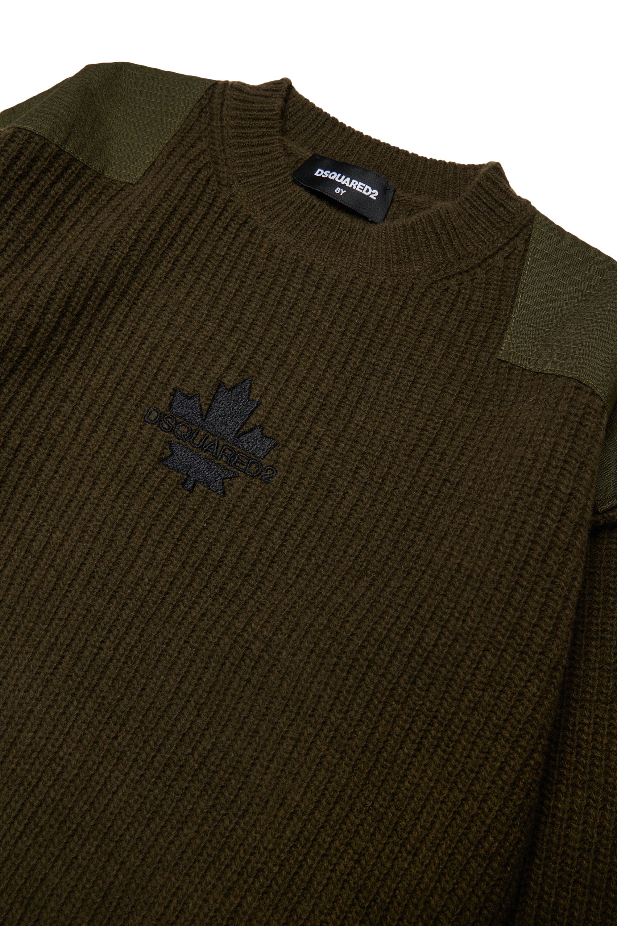 Crew-neck pullover with logo
