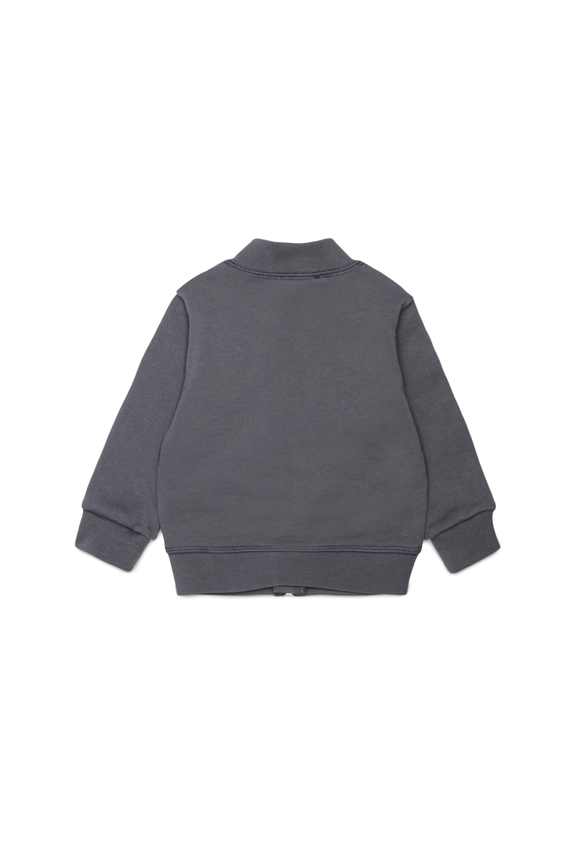 Zip sweatshirt with logo