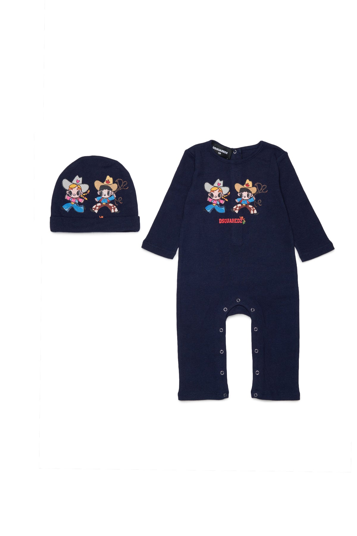 Newborn set with cowboy print