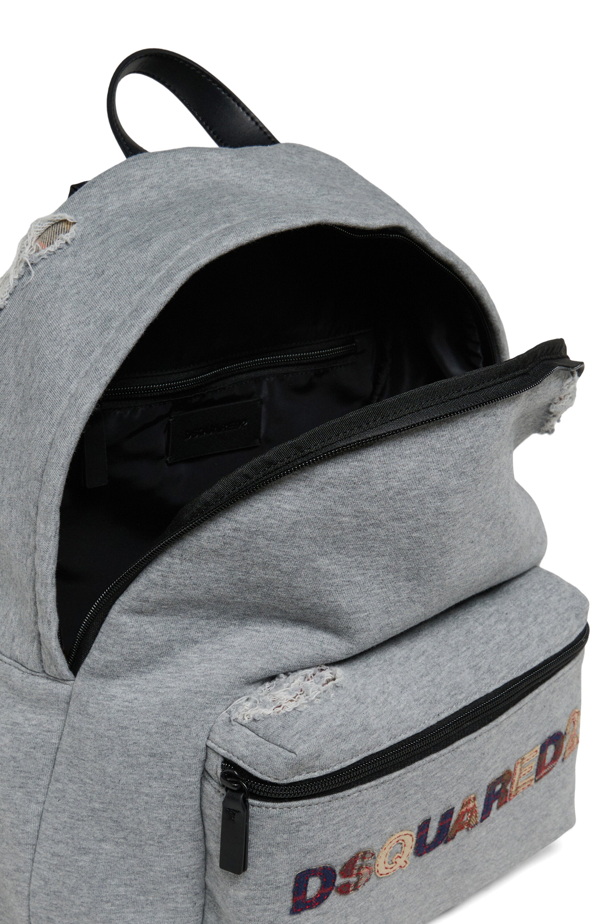 Backpack with front logo