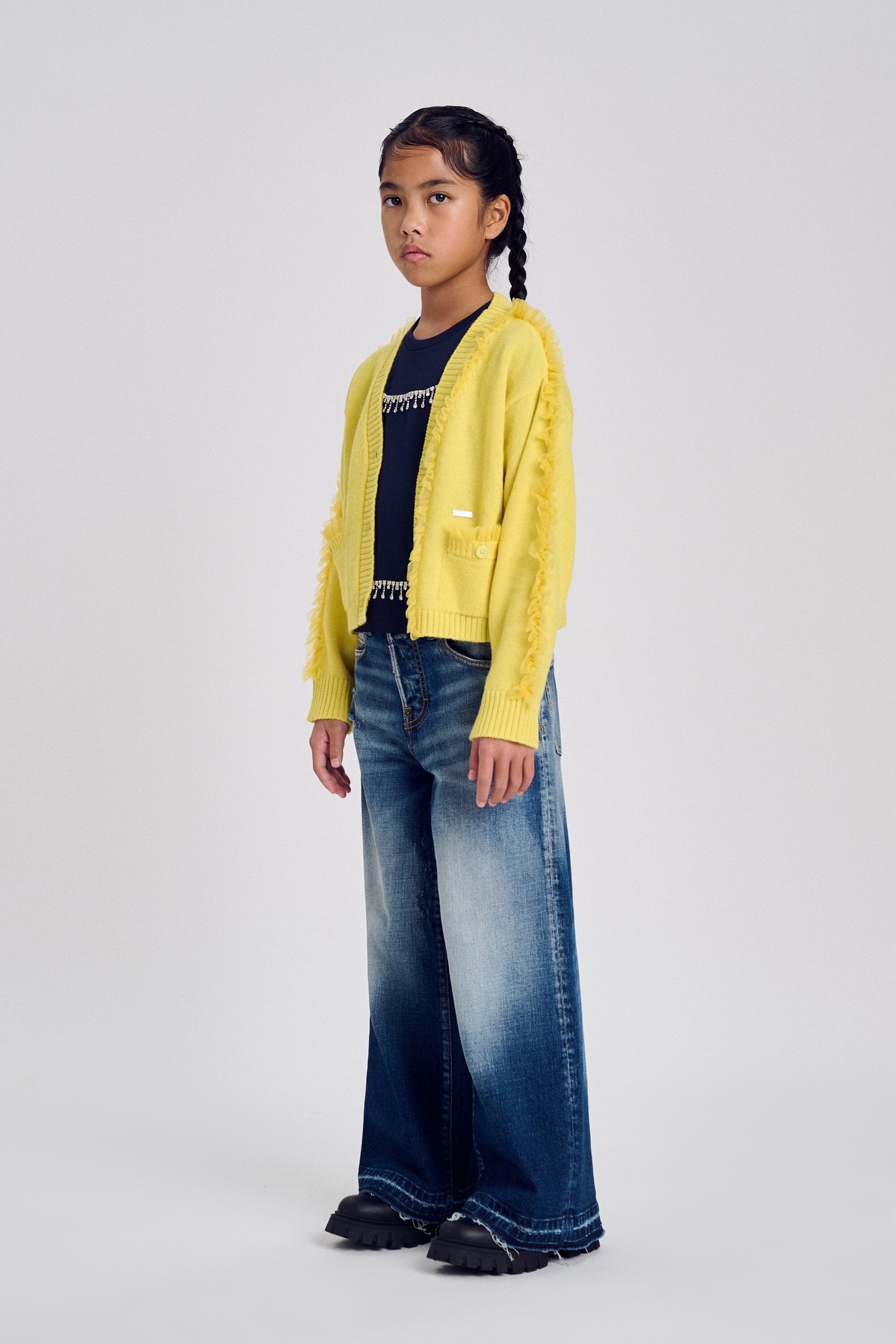 Relaxed fit jeans in medium blue wash - Baggy