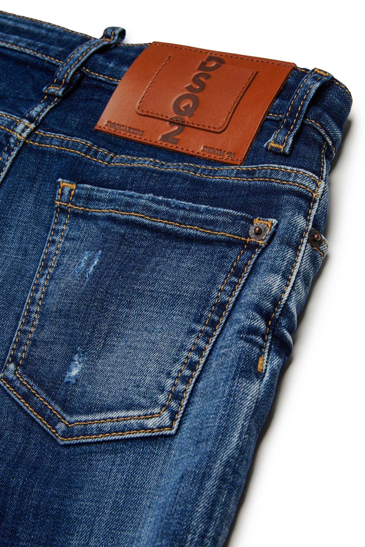 Regular jeans in medium blue wash - London Bro
