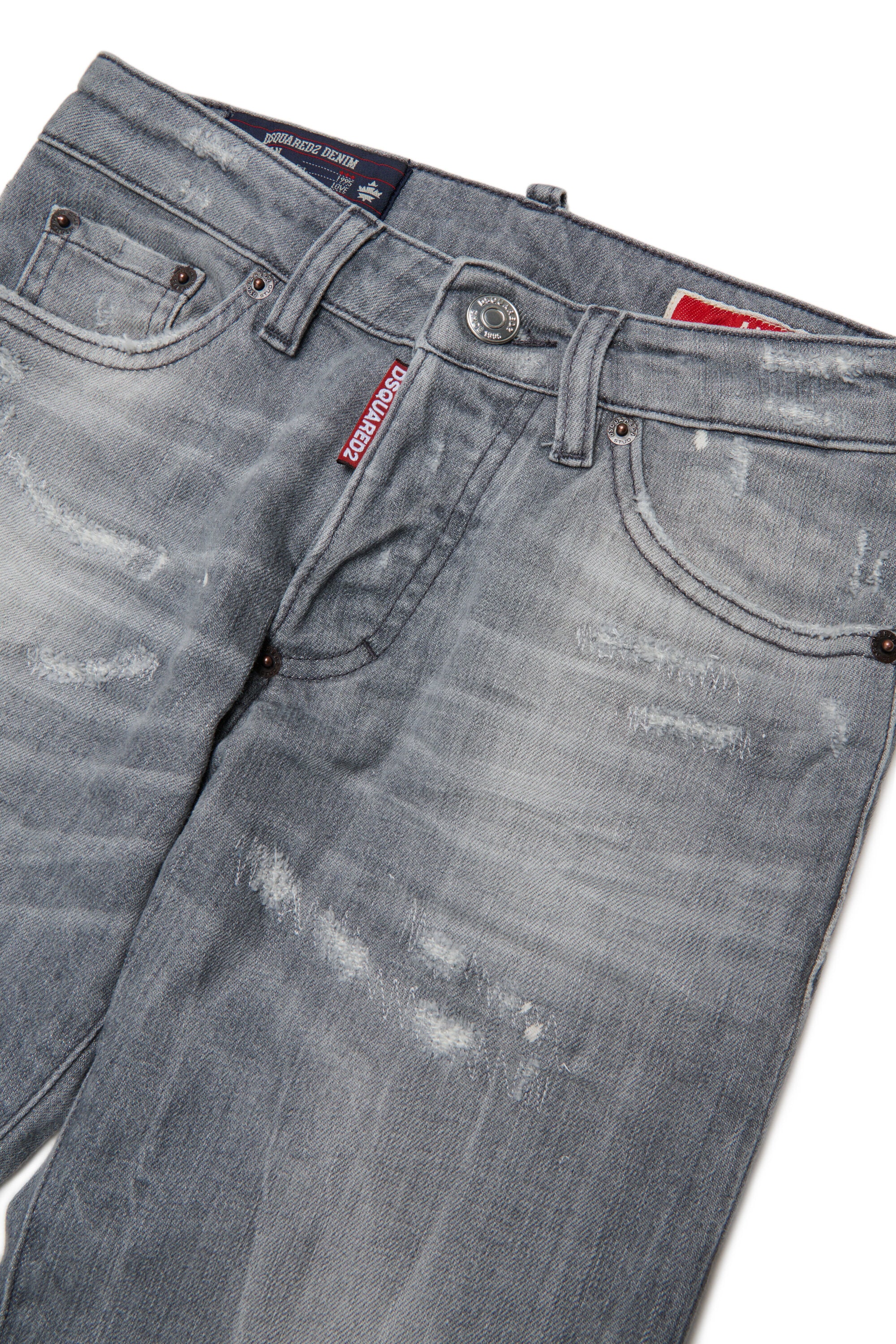 Regular fit jeans in gray wash - American