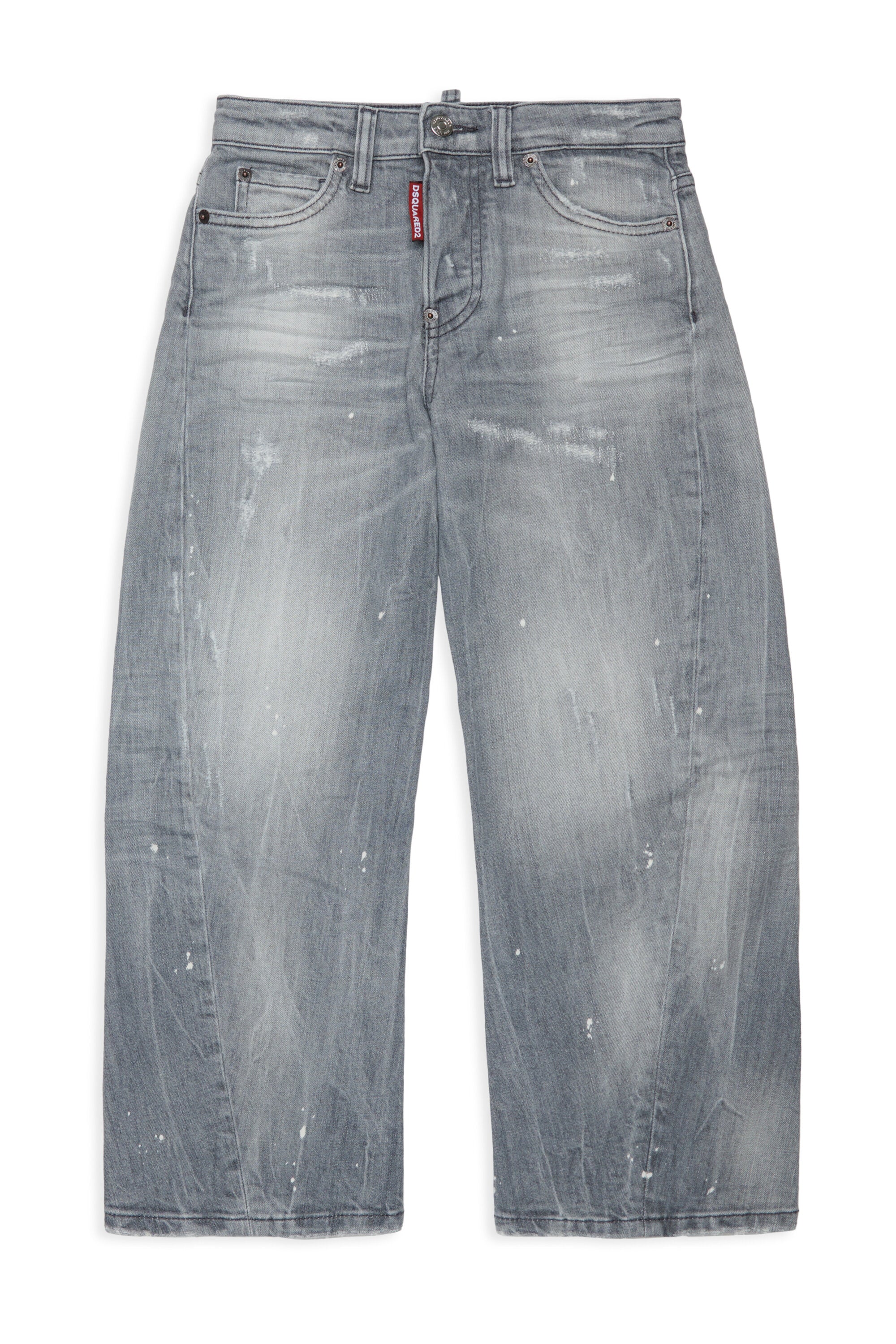Relaxed fit gray wash jeans - Loose Twist
