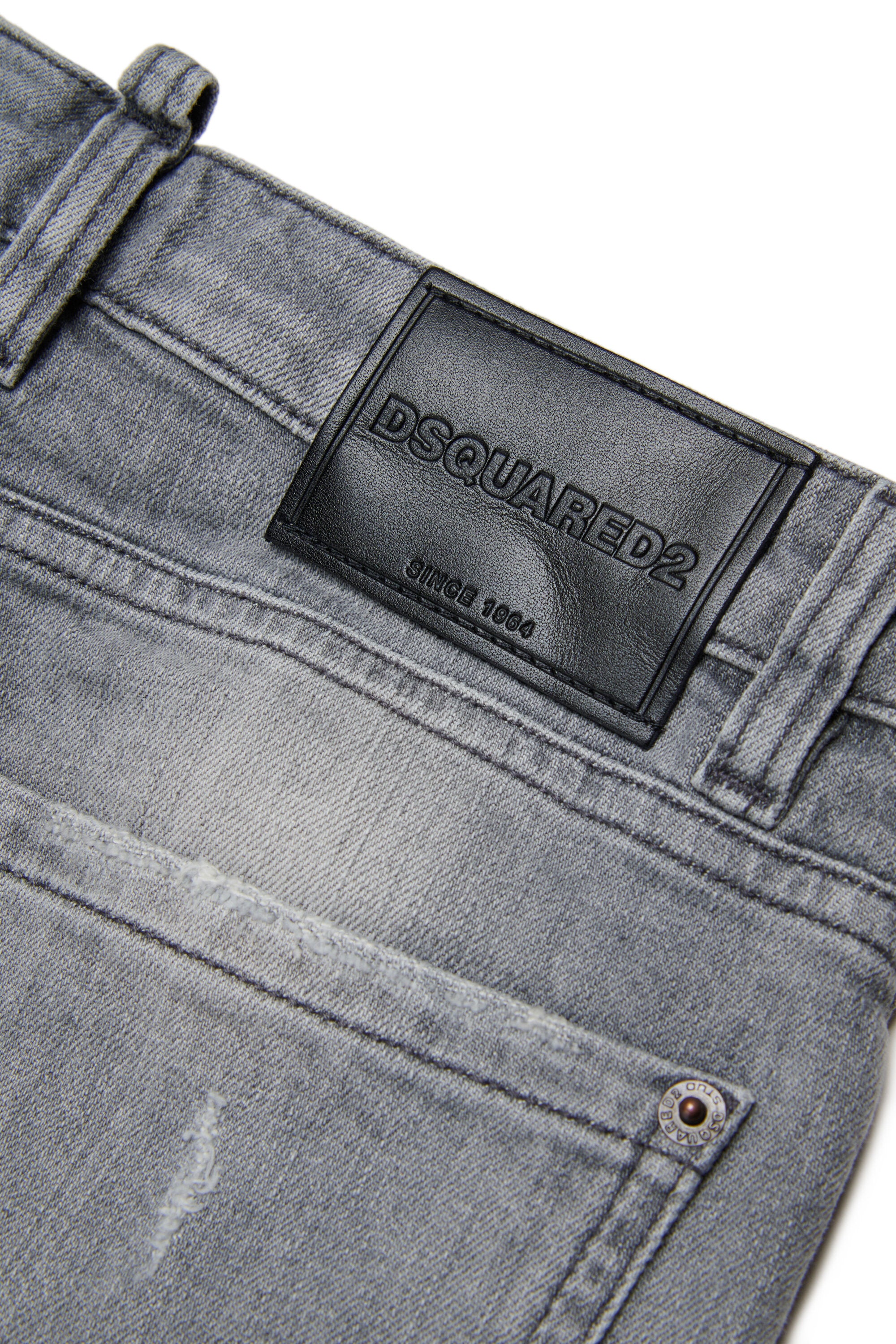 Relaxed fit gray wash jeans - Loose Twist
