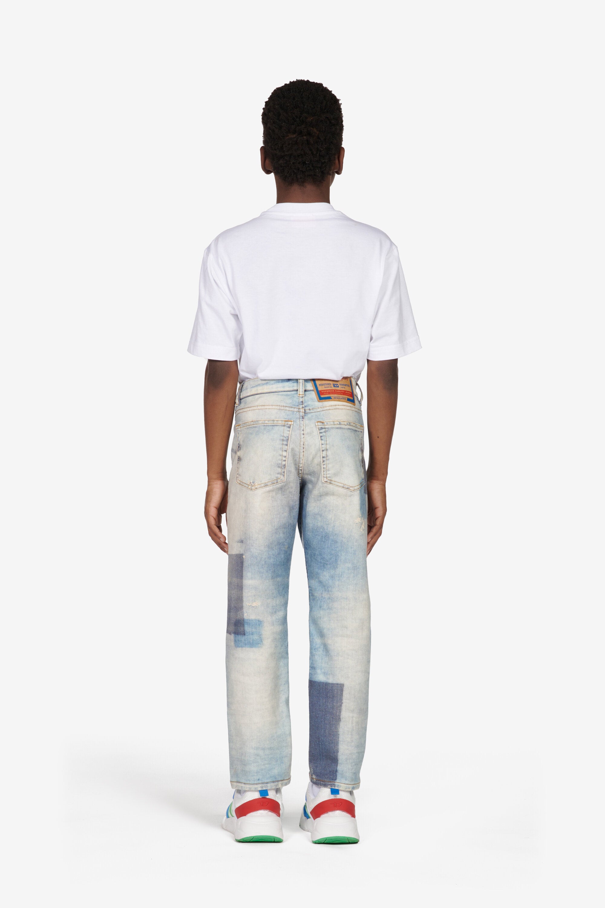 Digital print straight jeans - 2010