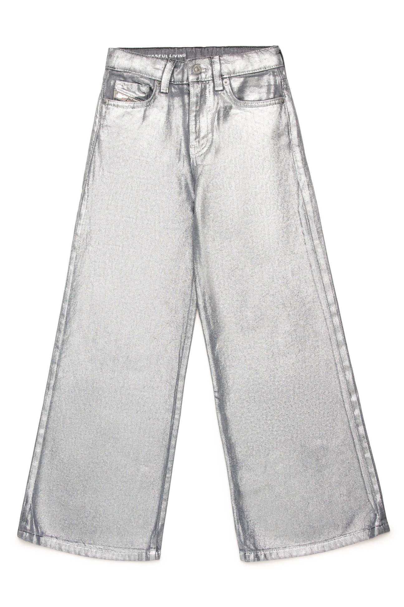 Silver mylar flare jeans - 1978 