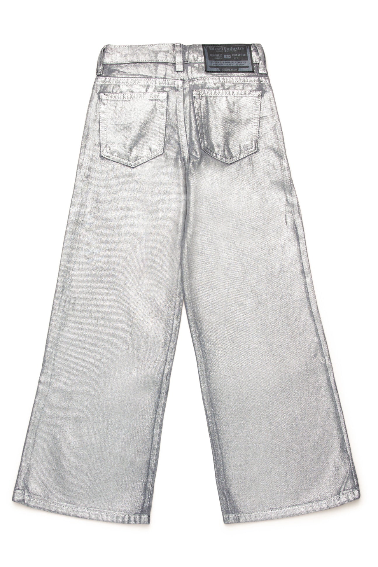 Silver mylar flare jeans - 1978 Silver mylar flare jeans - 1978