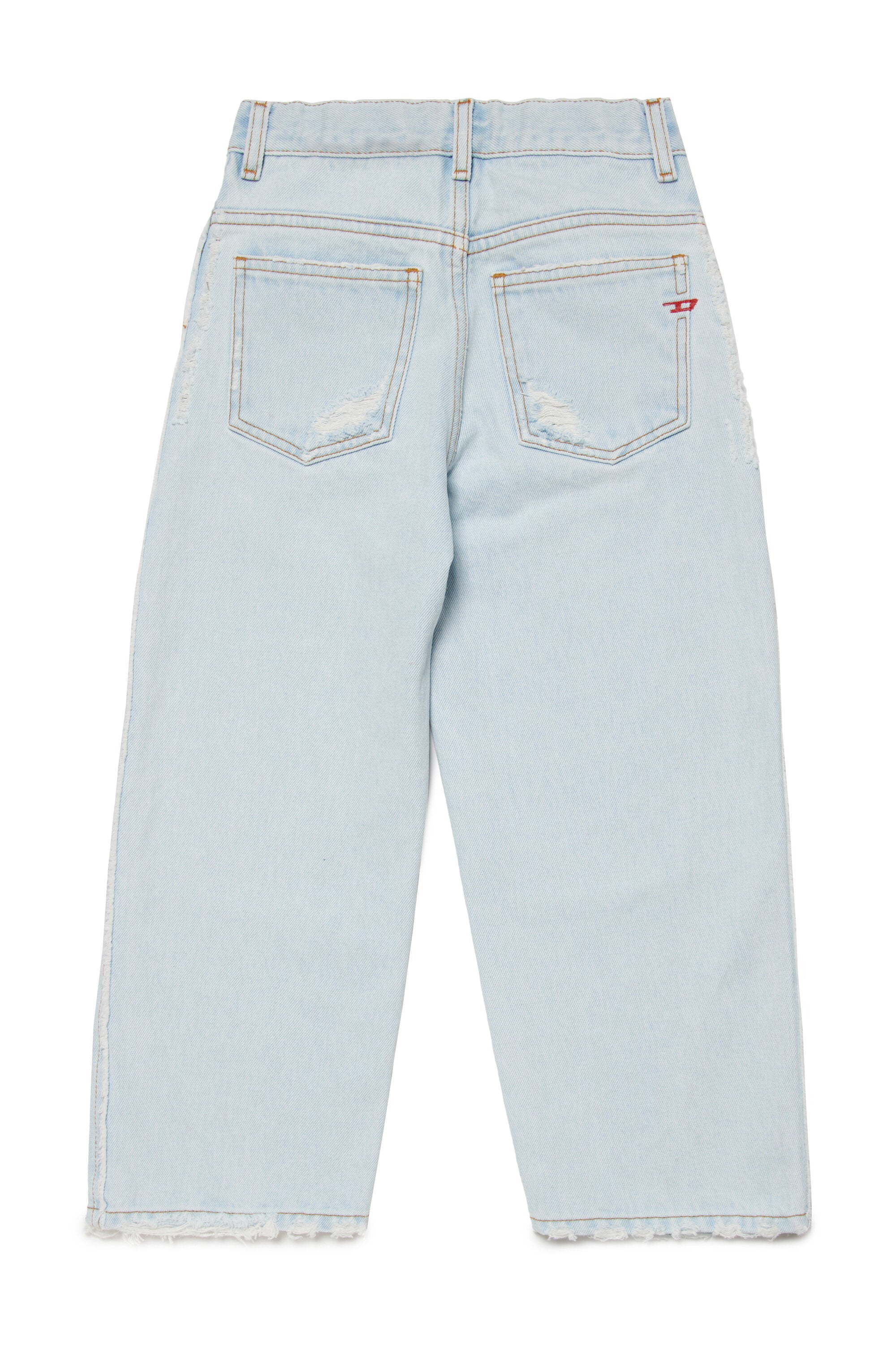 Light flare jeans with abrasions - 2000