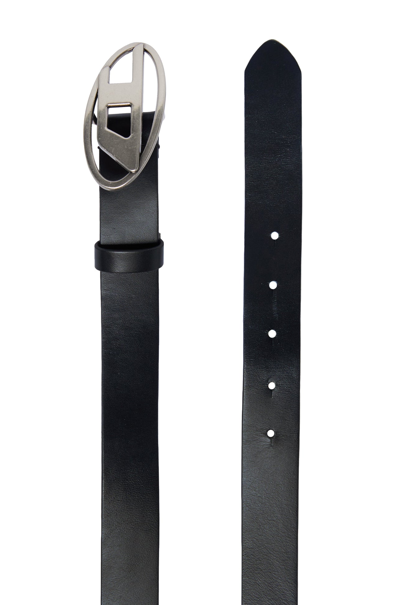 Leather belt with logo Leather belt with logo